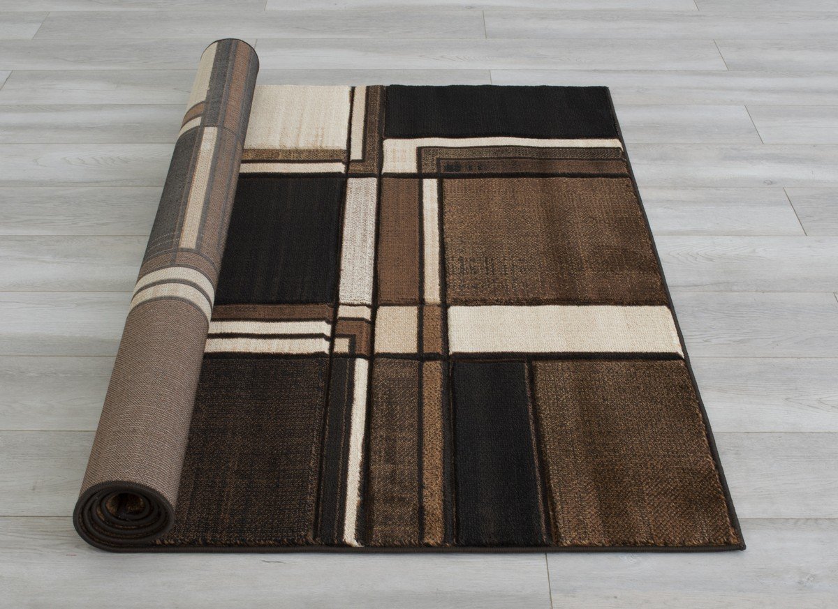 Modern Cubism Area Rug – Hand Carved and Stylish