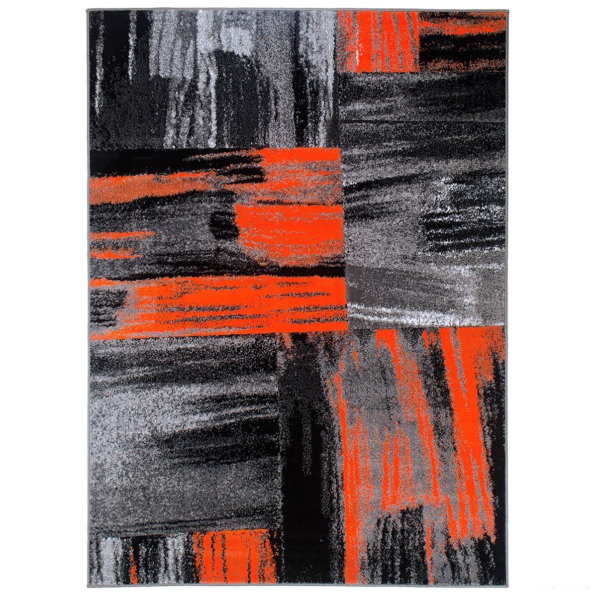 Modern Brush Stroke Rug – Soft, Colorful, and Easy to Clean - Mixed Color Rugs