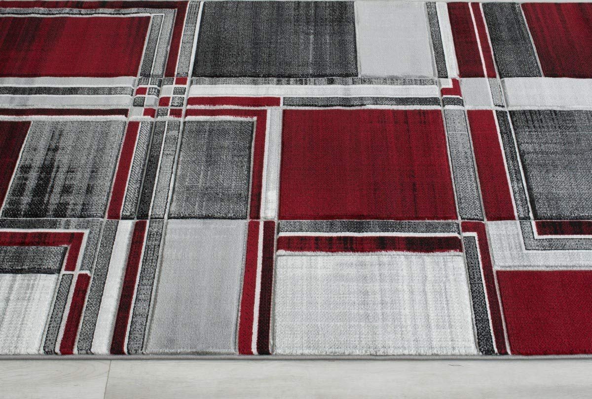 Modern Cubism Area Rug – Hand Carved and Stylish