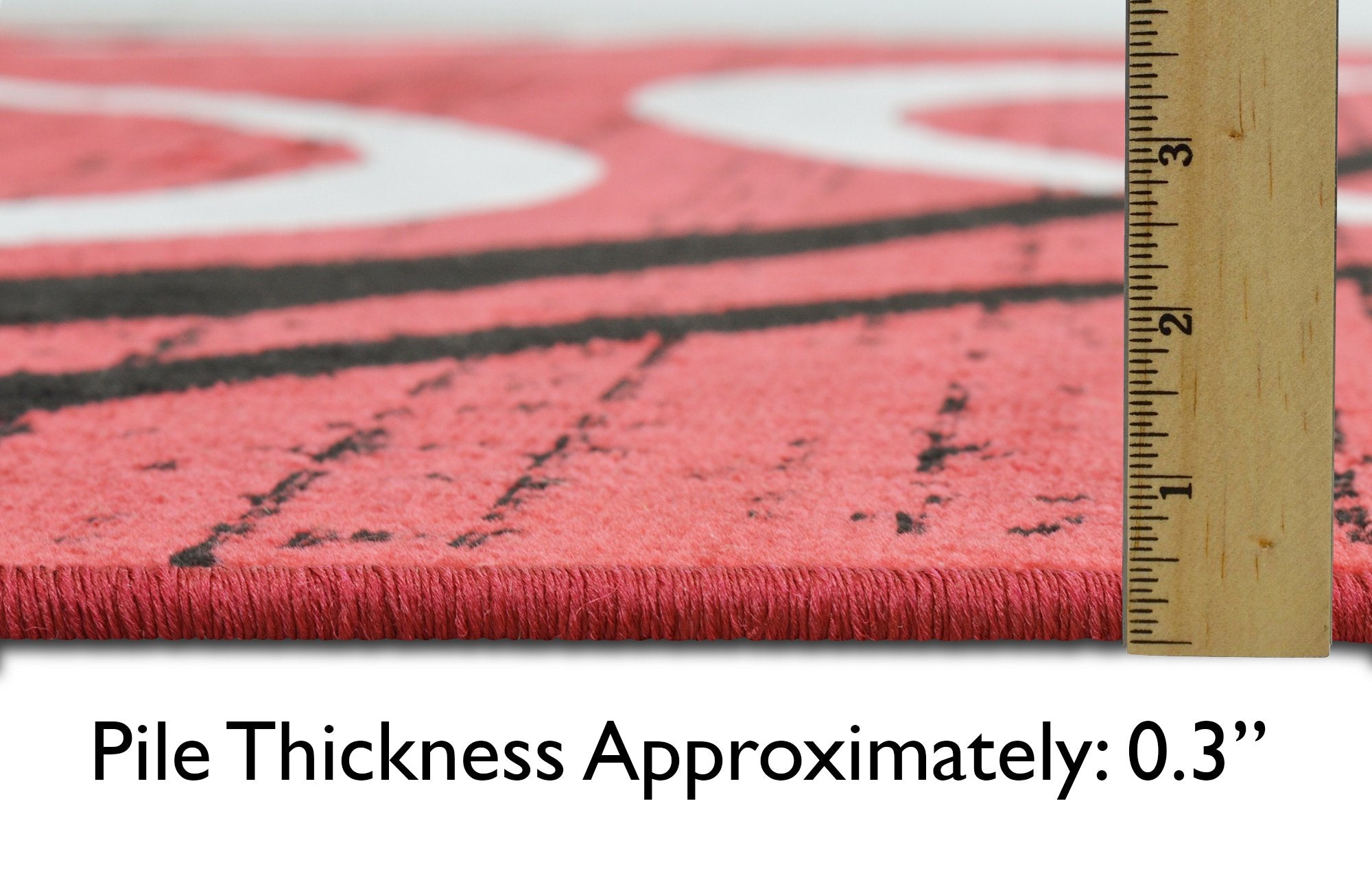 Modern Bohemian Oval Rug - Available in gray, red, beige, and blue.