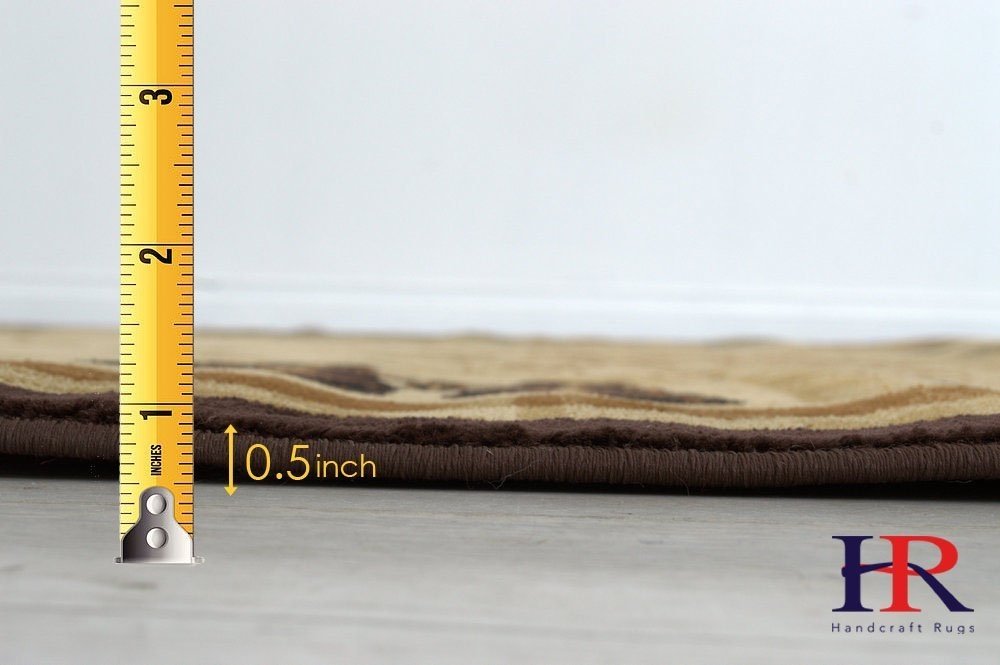 Outdoor Adventure Rug – Hunting Dogs, Ducks, and Magnifier Design