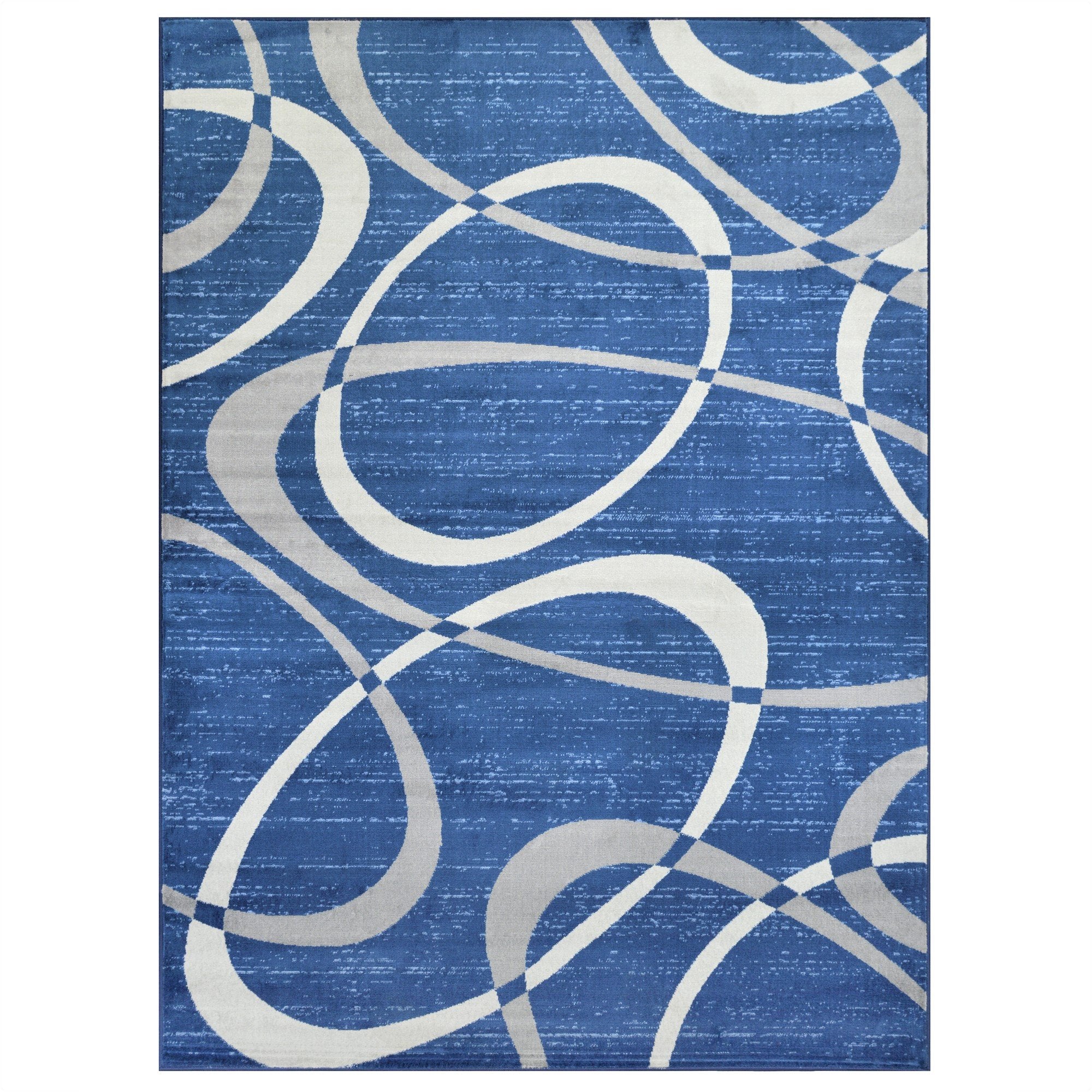 Modern Bohemian Oval Rug - Available in gray, red, beige, and blue.