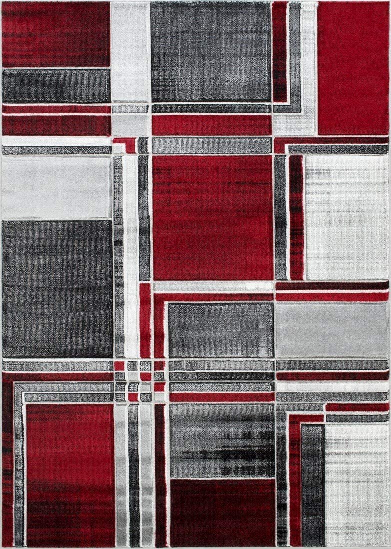 Modern Cubism Area Rug – Hand Carved and Stylish