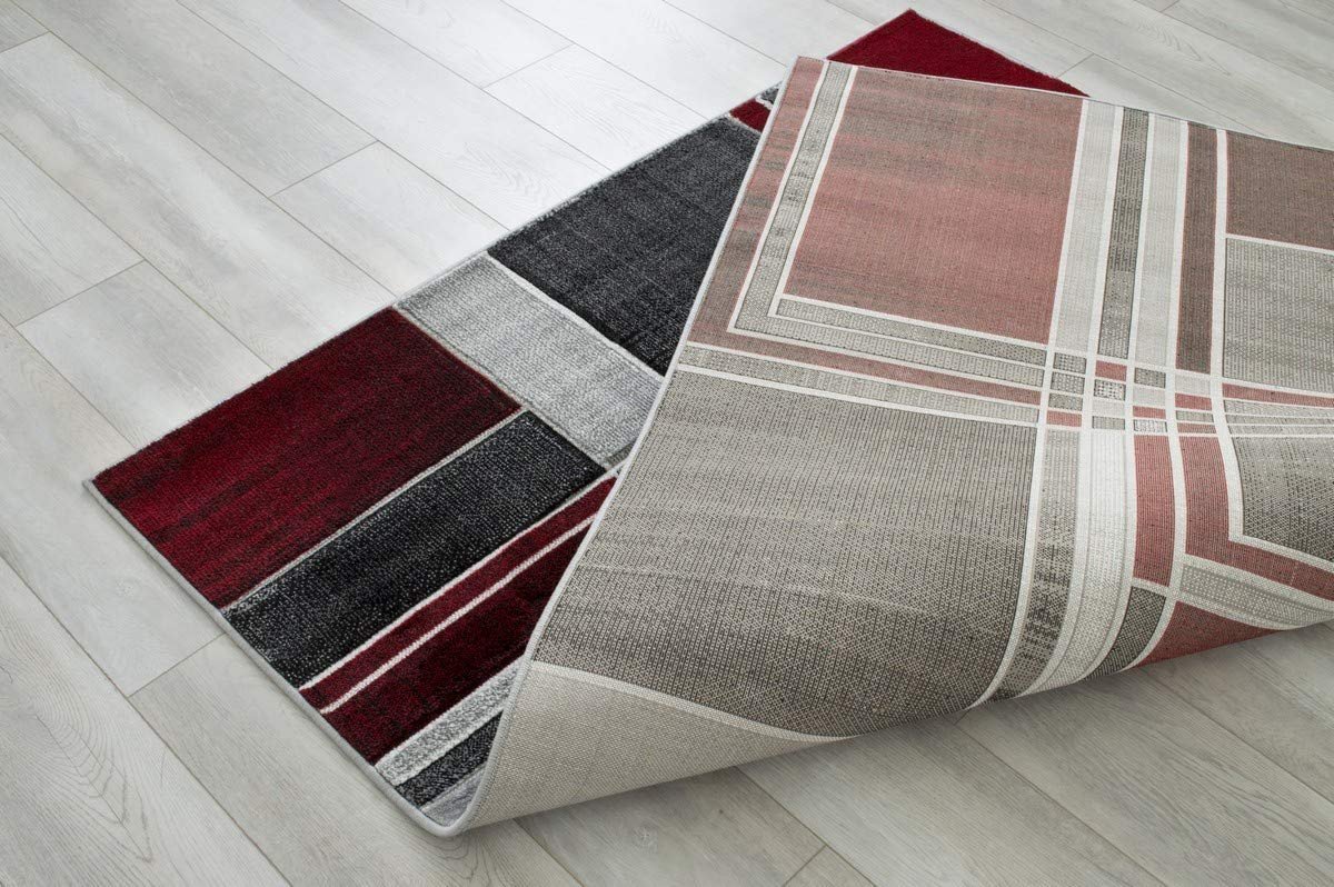 Modern Cubism Area Rug – Hand Carved and Stylish