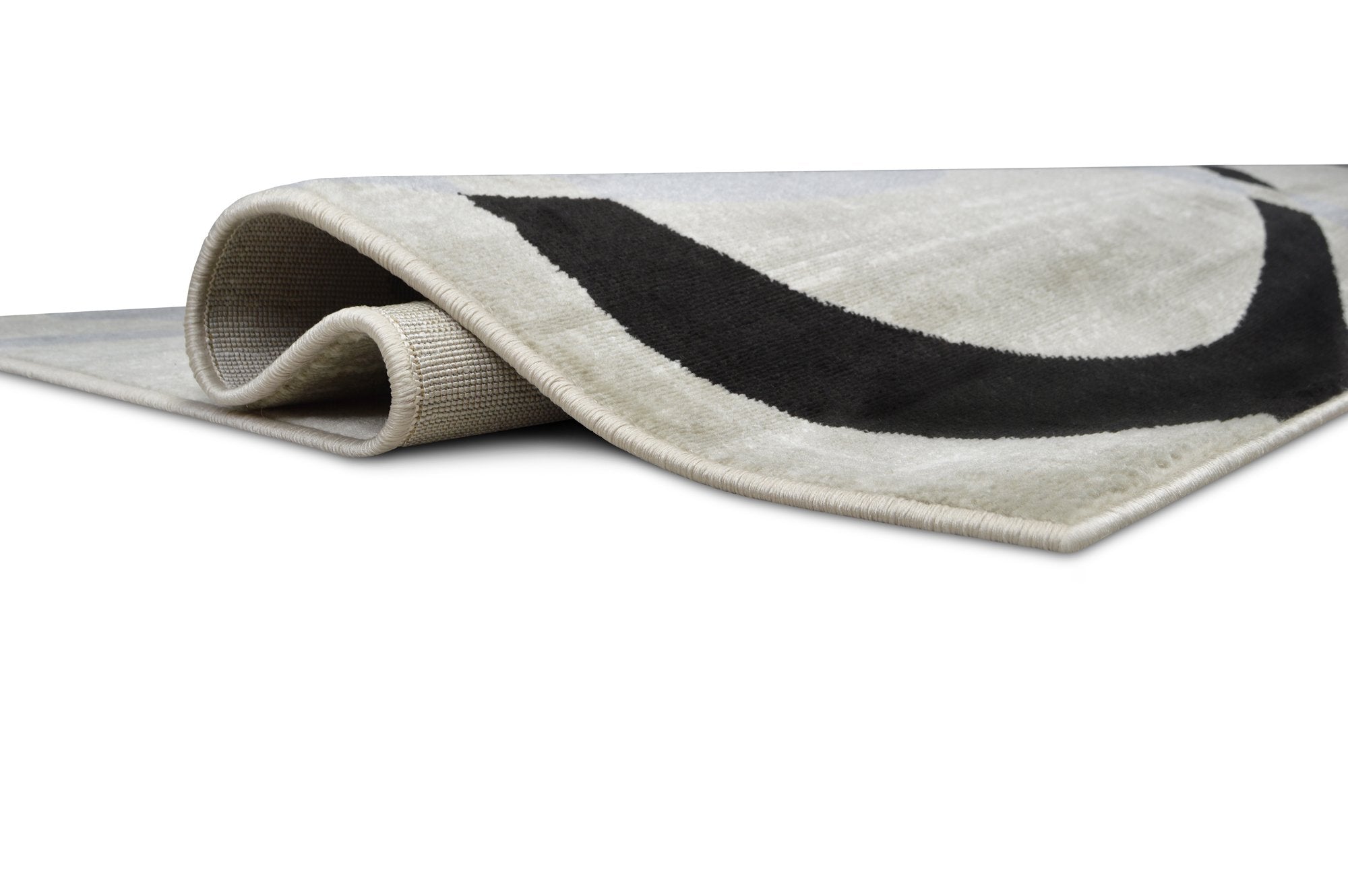 Modern Bohemian Oval Rug - Available in gray, red, beige, and blue.