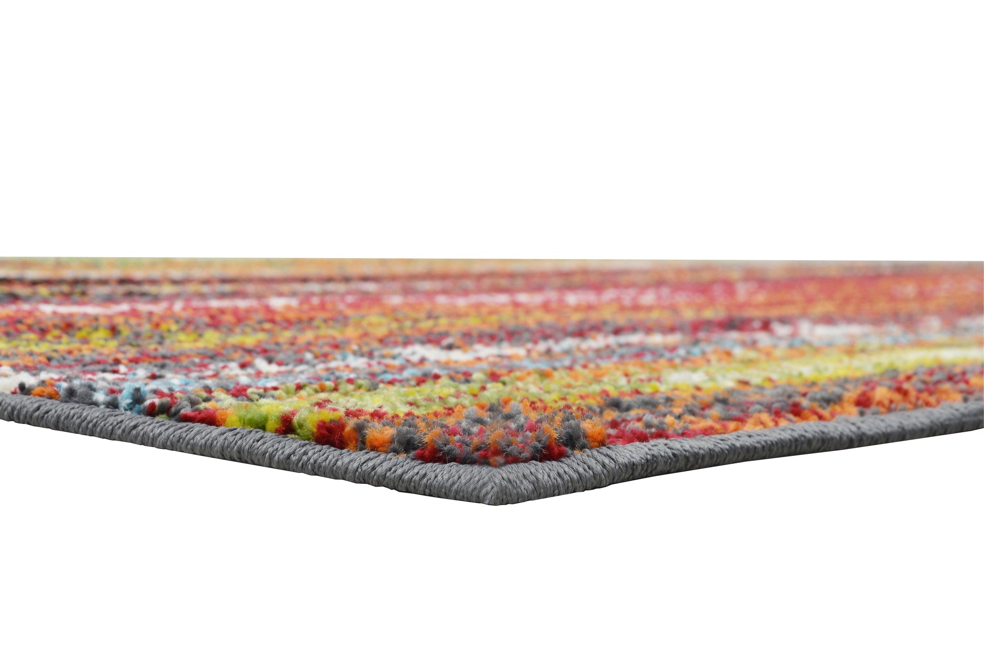 Colorful Stripped Rainbow Area Rug