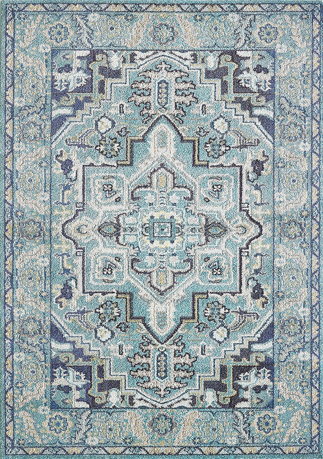 Turquoise/Bone Grey/Navy Blue