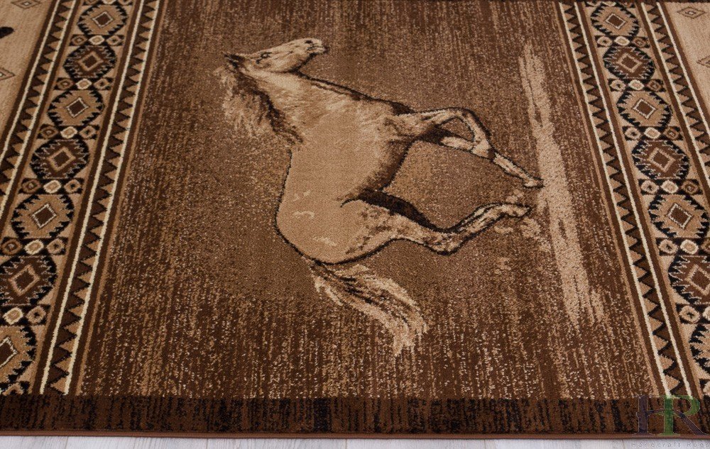 HR Horse/Horse Shoe Lodge area Rug