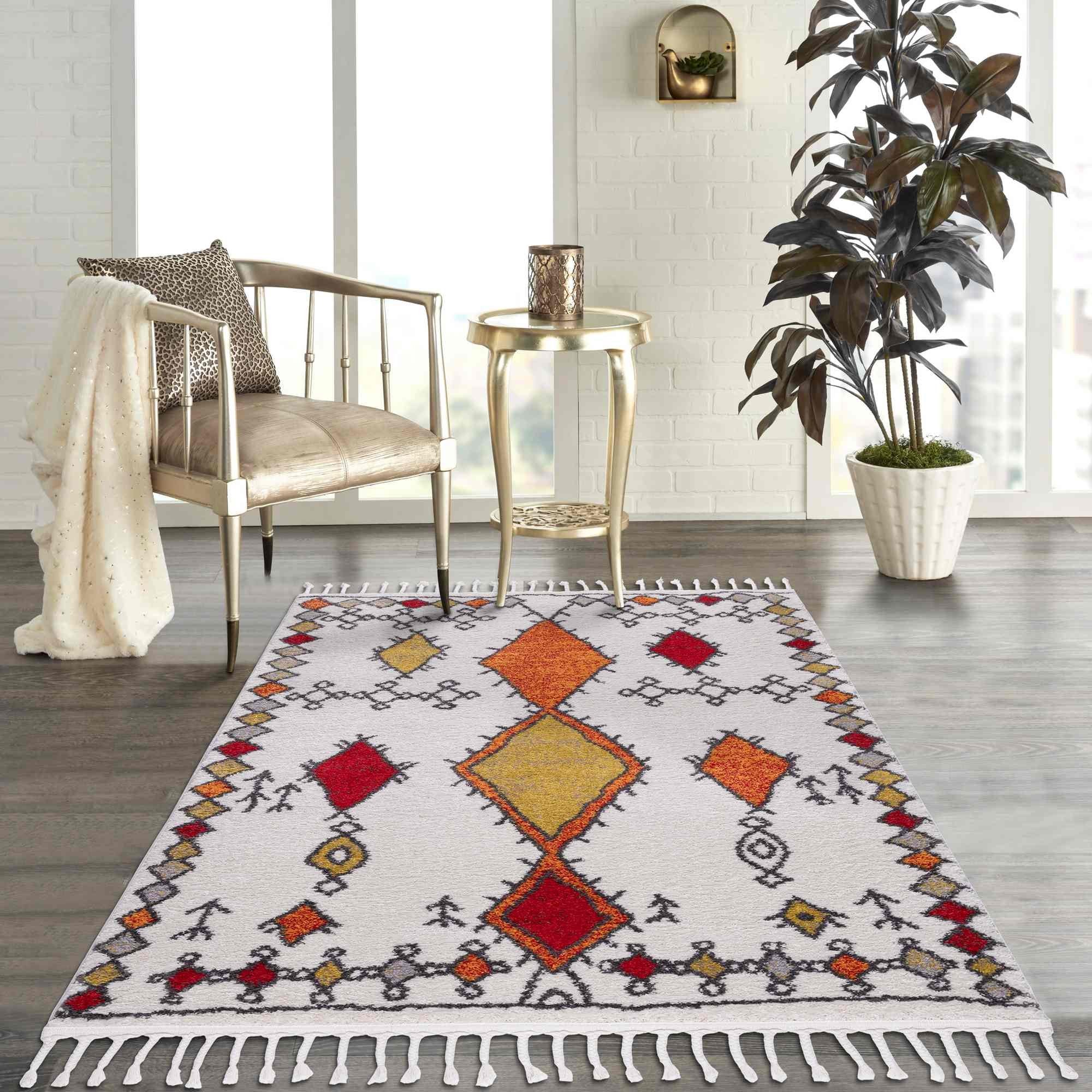 Tribal Moroccan Shaggy Rugs #11