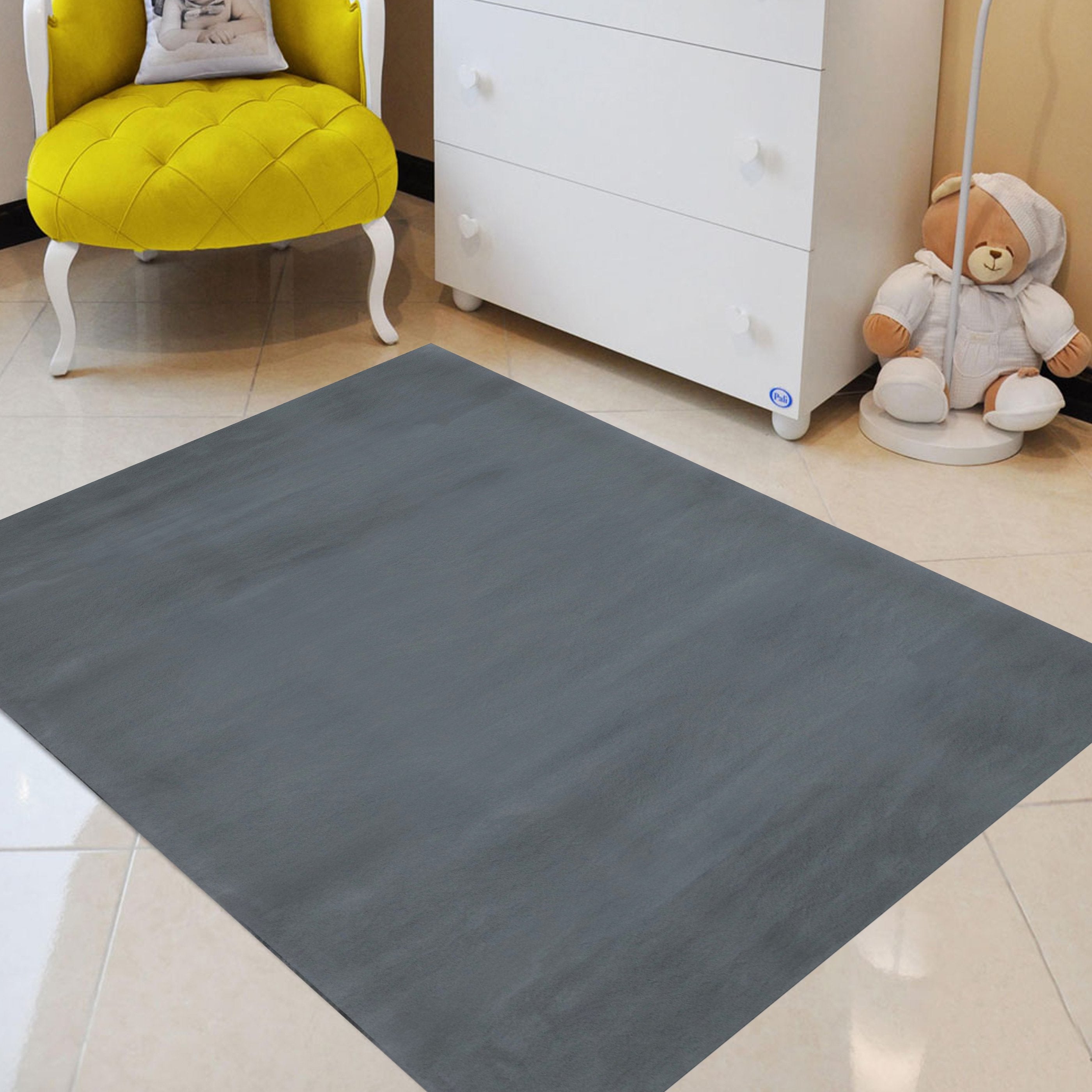 Fur Faux Rug Non-Slip Backing