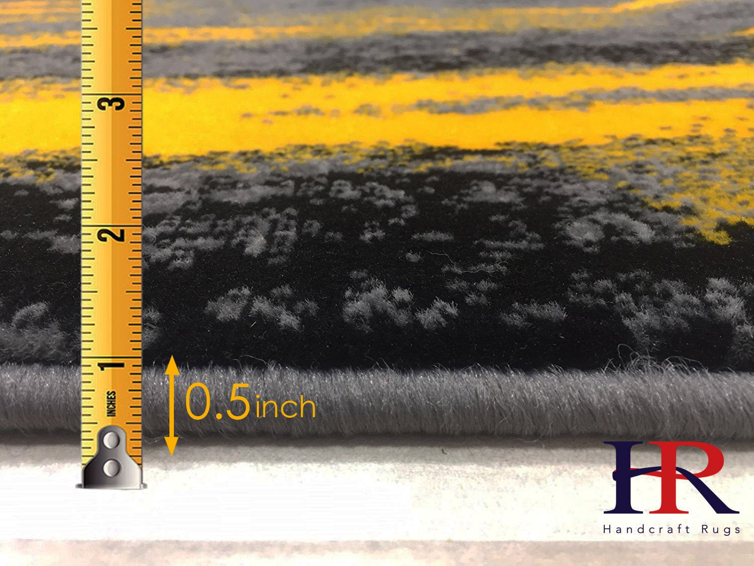 Modern Mixed Brush Color Pattern Area Rug – Various Sizes Available in Gray, Red, Beige, Blue, Lava, Orange, Electric Green, Yellow, Chocolate
