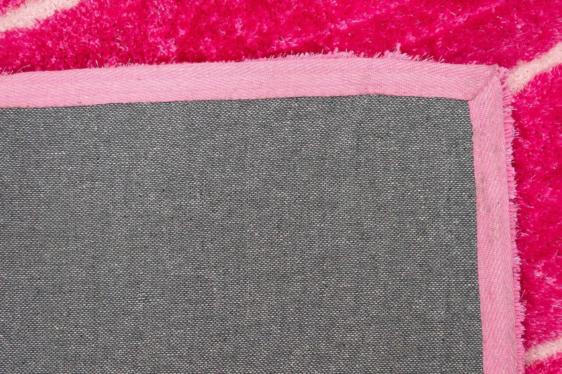 3-D Hand Carved Shaggy Rug - Soft Modern Colors