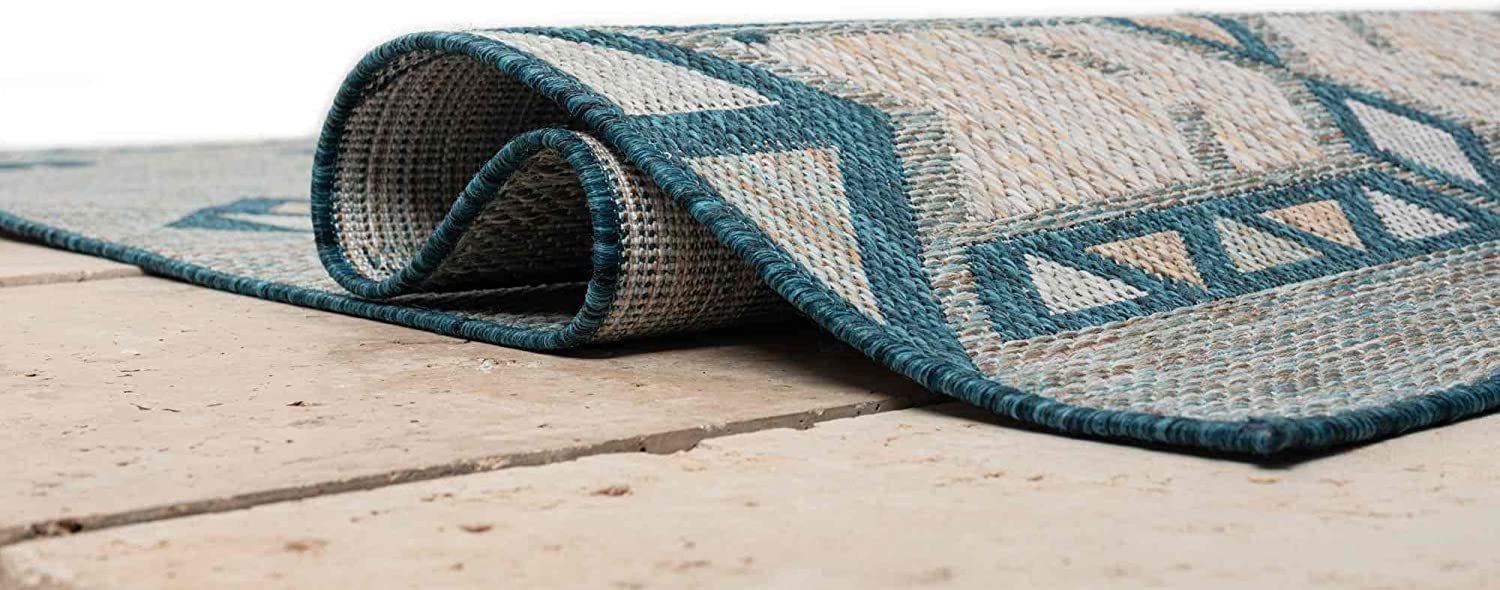 Southwestern Navajo Outdoor Rug – Waterproof and Fade-Resistant – 5x7 & 8x10 Sizes