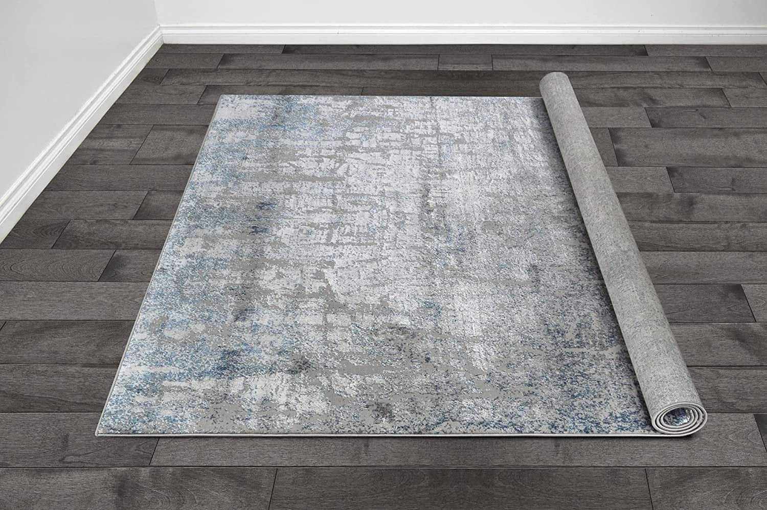 Abstract Pattern Viscos Rug #73