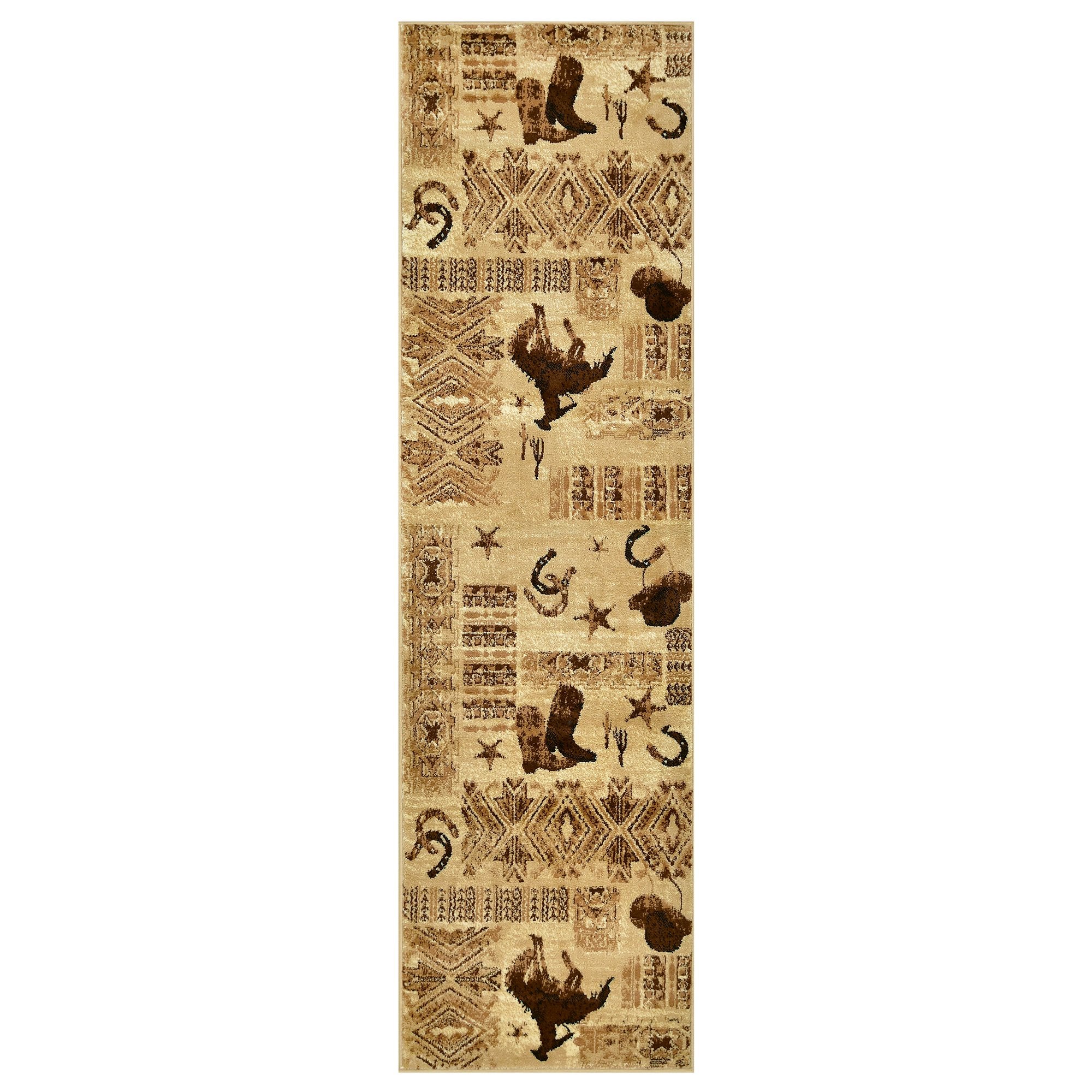 HR Cabin Area Rugs Rustic Cabin Novelty Rugs for Living Room