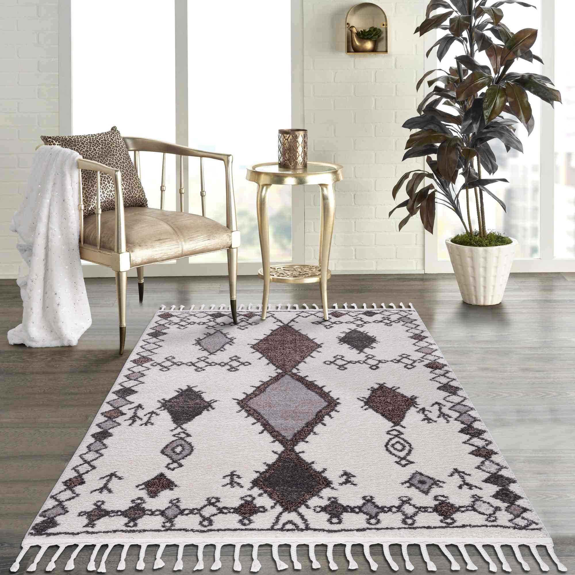 Tribal Moroccan Shaggy Rugs #11