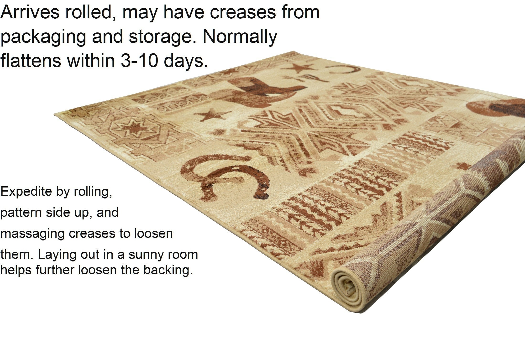HR Cabin Area Rugs Rustic Cabin Novelty Rugs for Living Room