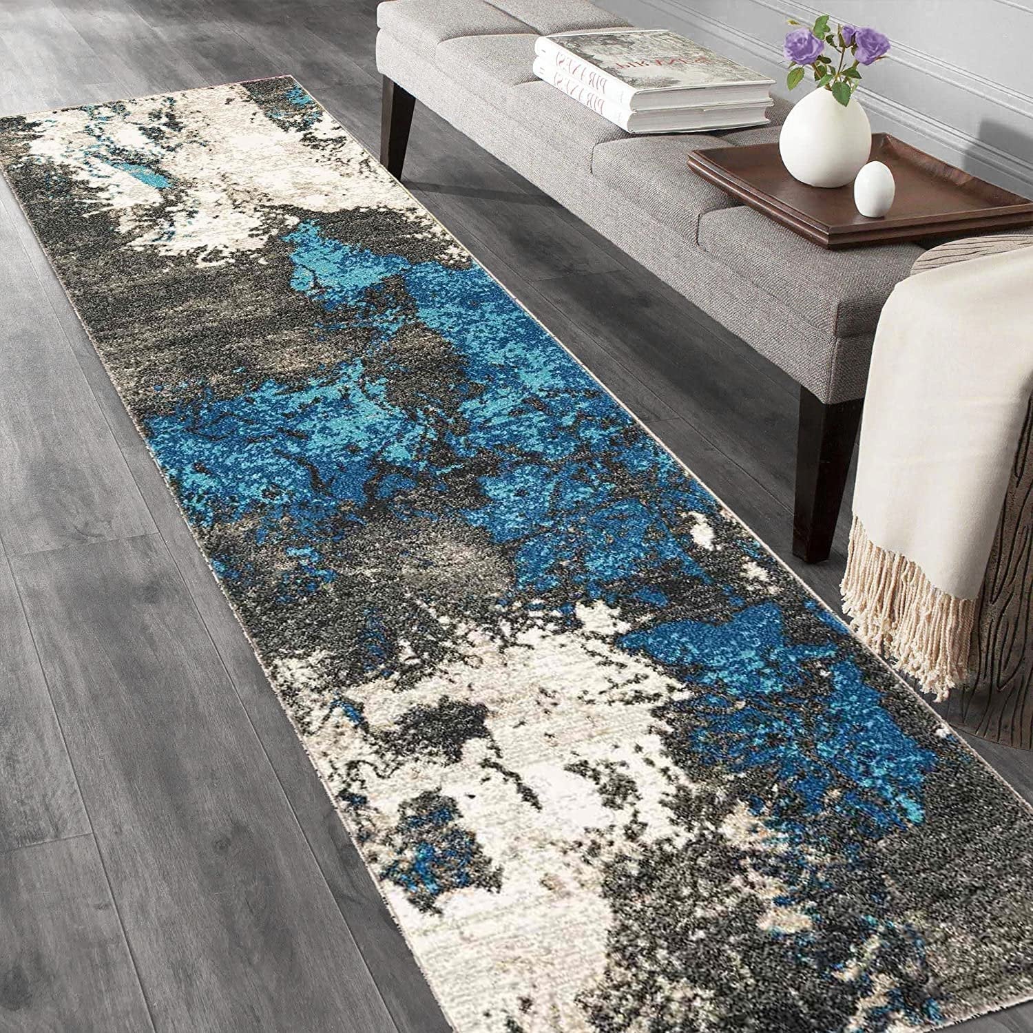 Marble Rugs Multi Color #91