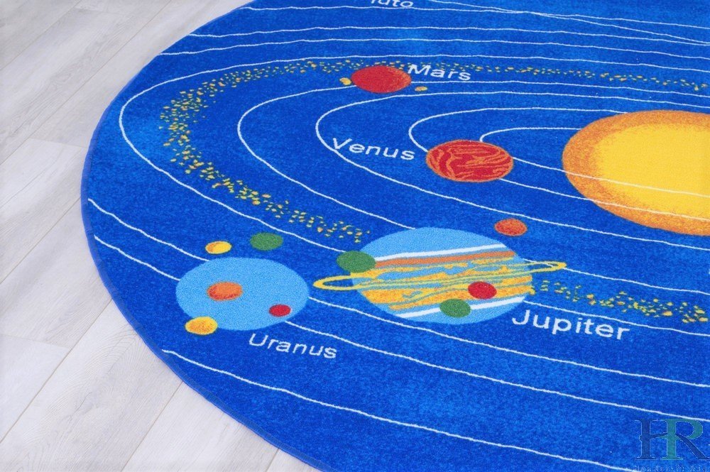 Solar System Kids Educational play mat Non-Slip