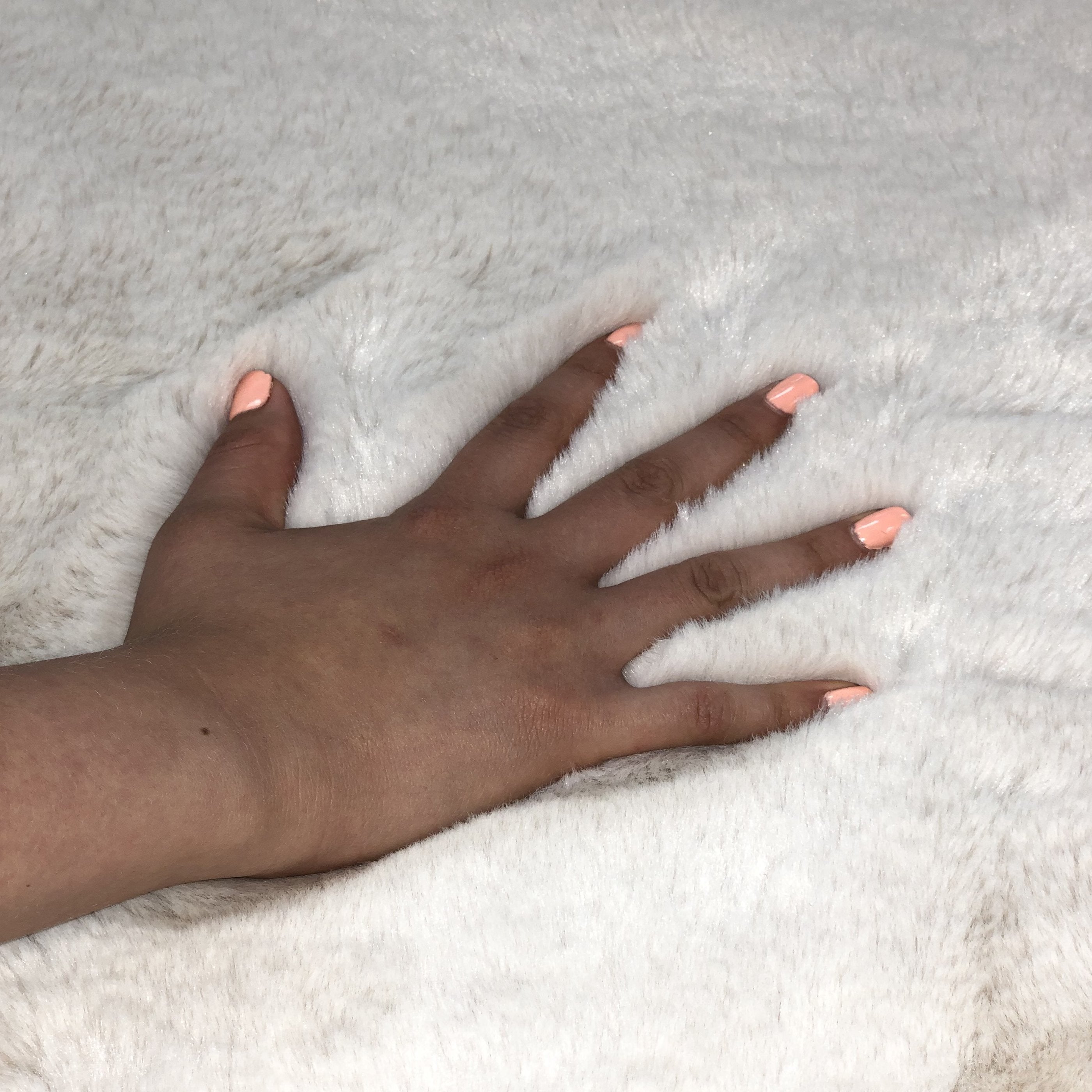 Fur Faux Rug Non-Slip Backing