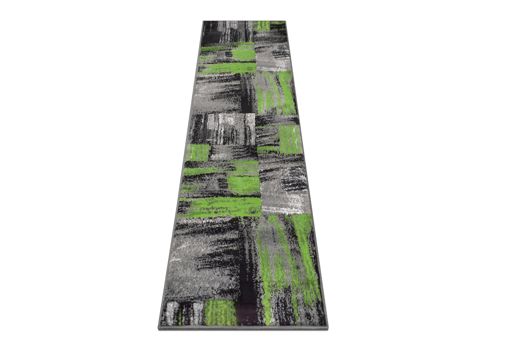 Modern Mixed Brush Color Pattern Area Rug – Various Sizes Available in Gray, Red, Beige, Blue, Lava, Orange, Electric Green, Yellow, Chocolate