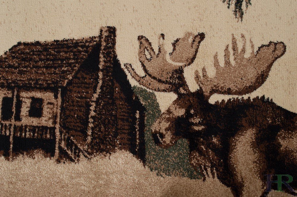 HR Moose / Lodge area rug