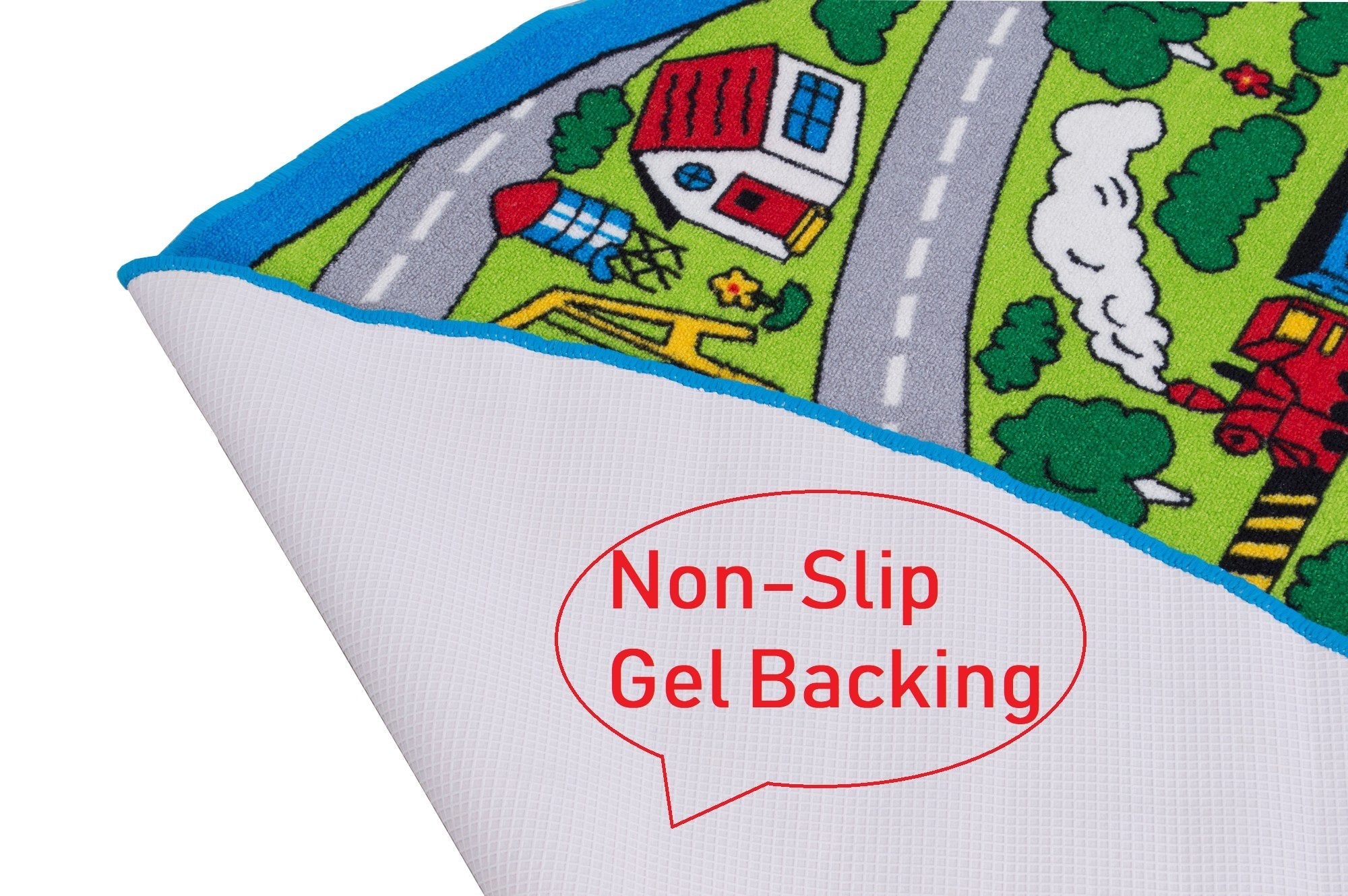 Kids Car Road Rugs City Map Play mat Non-Slip