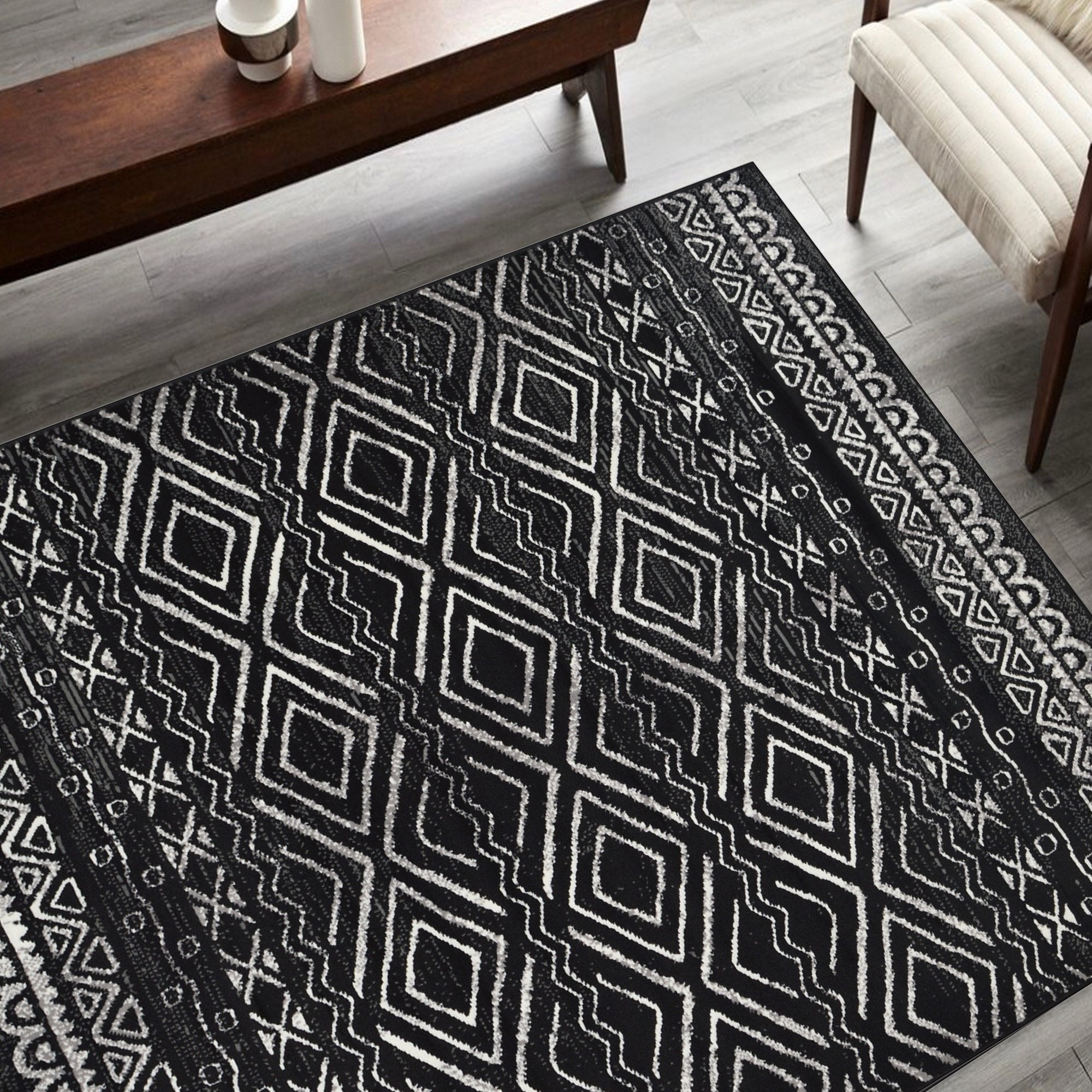Southwestern Rug for Living Room Trellis #36