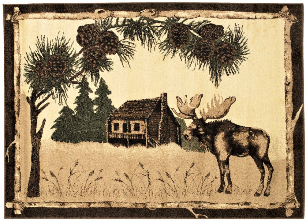 HR Moose / Lodge area rug