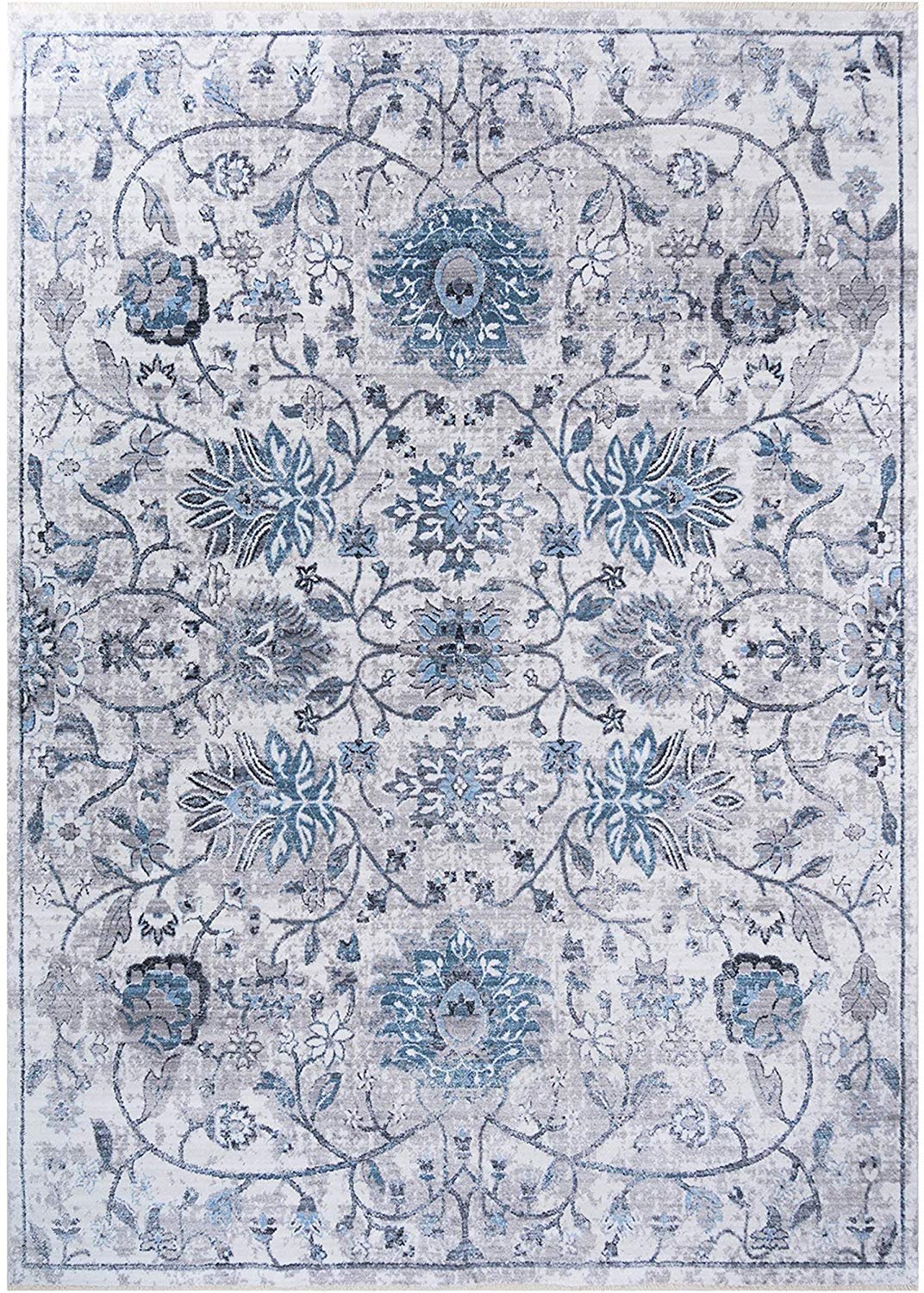 HR- Vintage Bohemian Floral Oriental Distressed