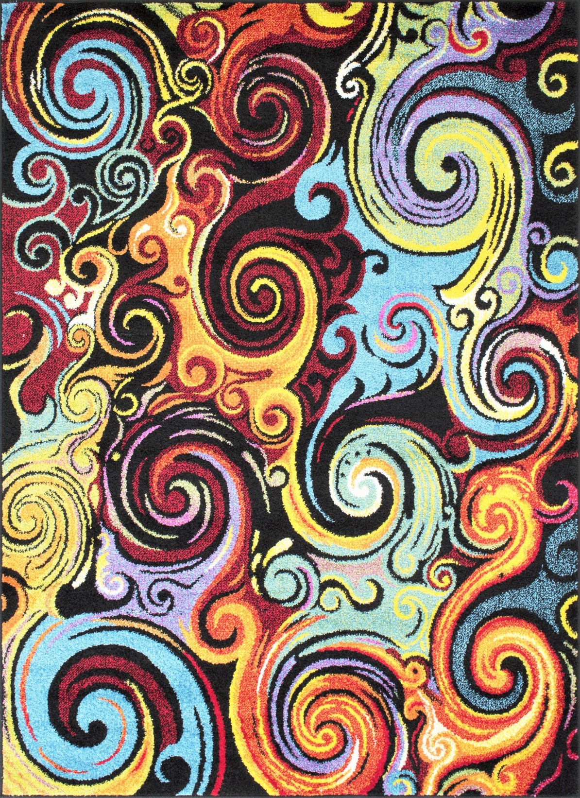 Swirls Multicolor Rug