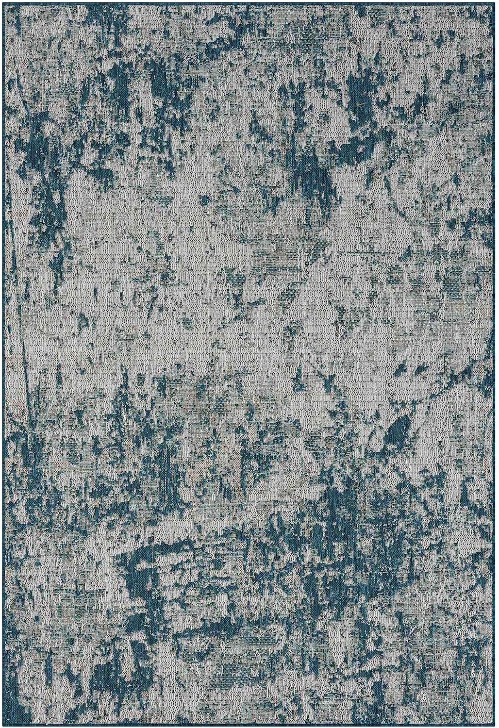 Waterproof Abstract Outdoor Rug - Fade Resistant & Easy Clean