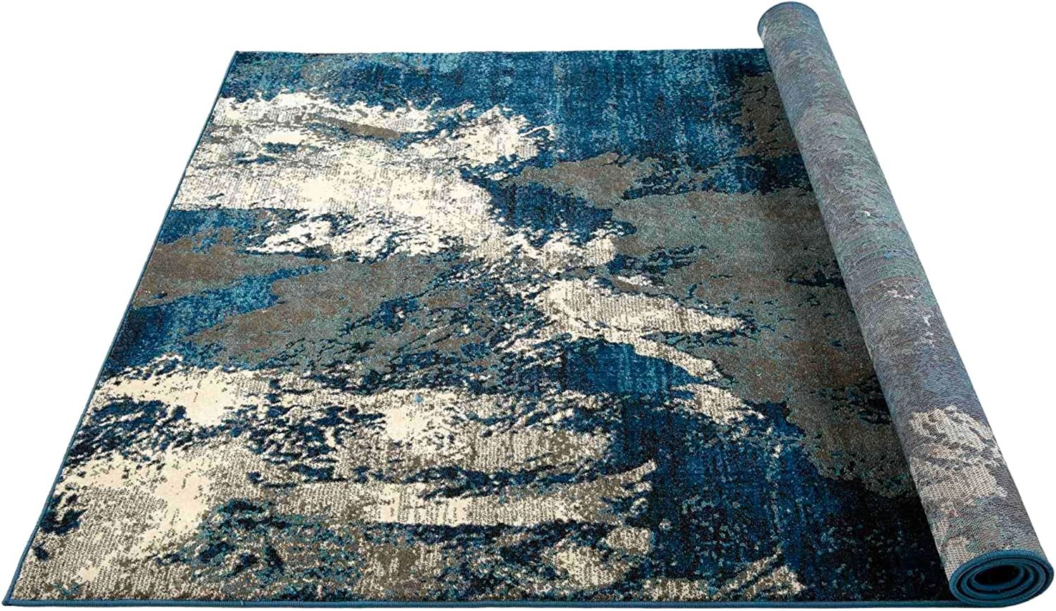 Marble Rugs Multi Color #91