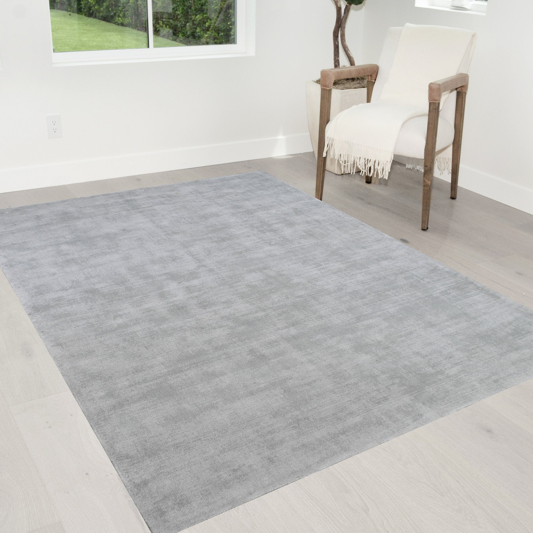 Rugs Tencel Ultra-Soft Hand Knotted in India Rugs Art Collection