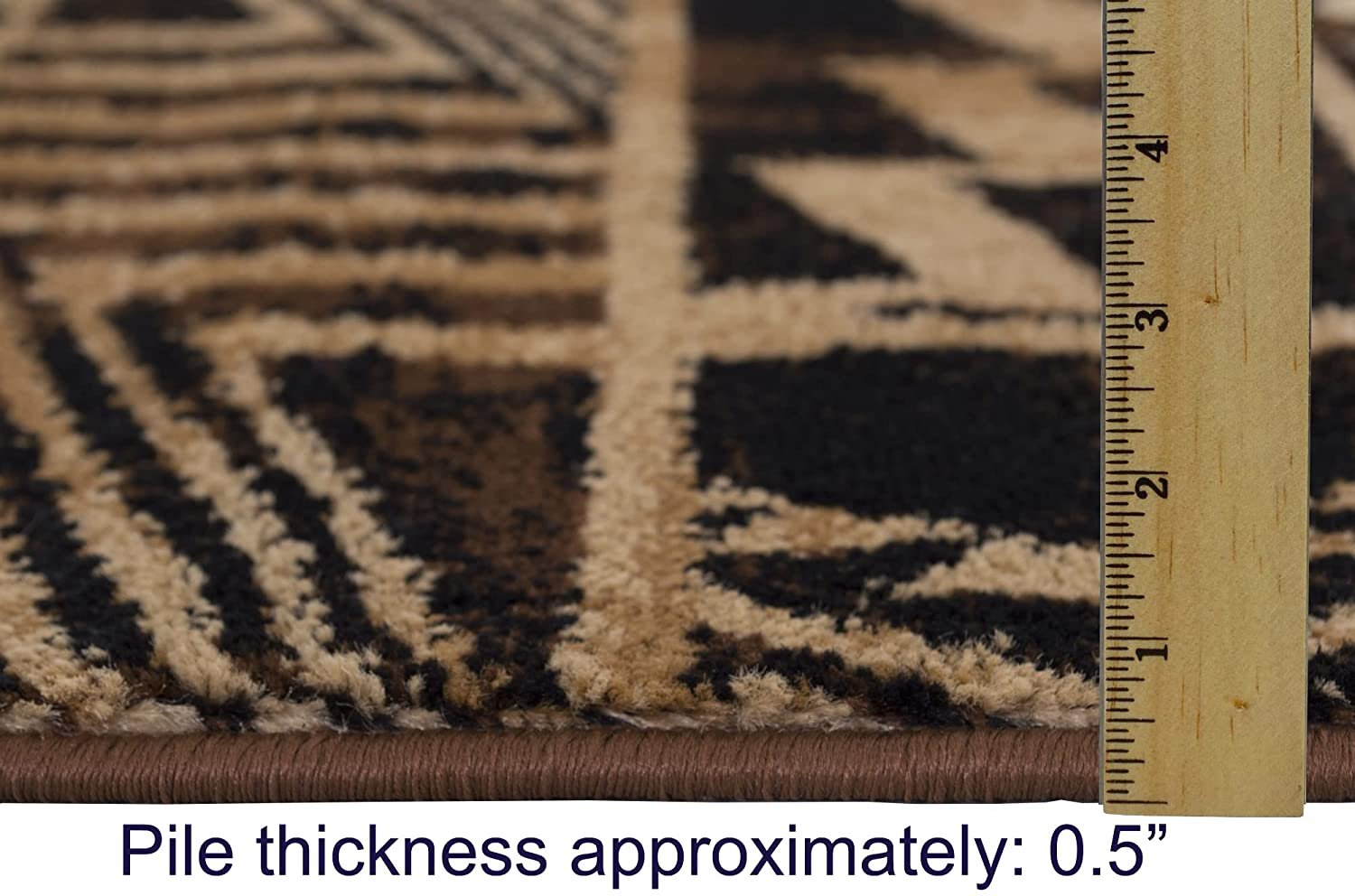 HR Lodge Cabin Nature and Animals Area Rug Nature Pattern Cabin Area