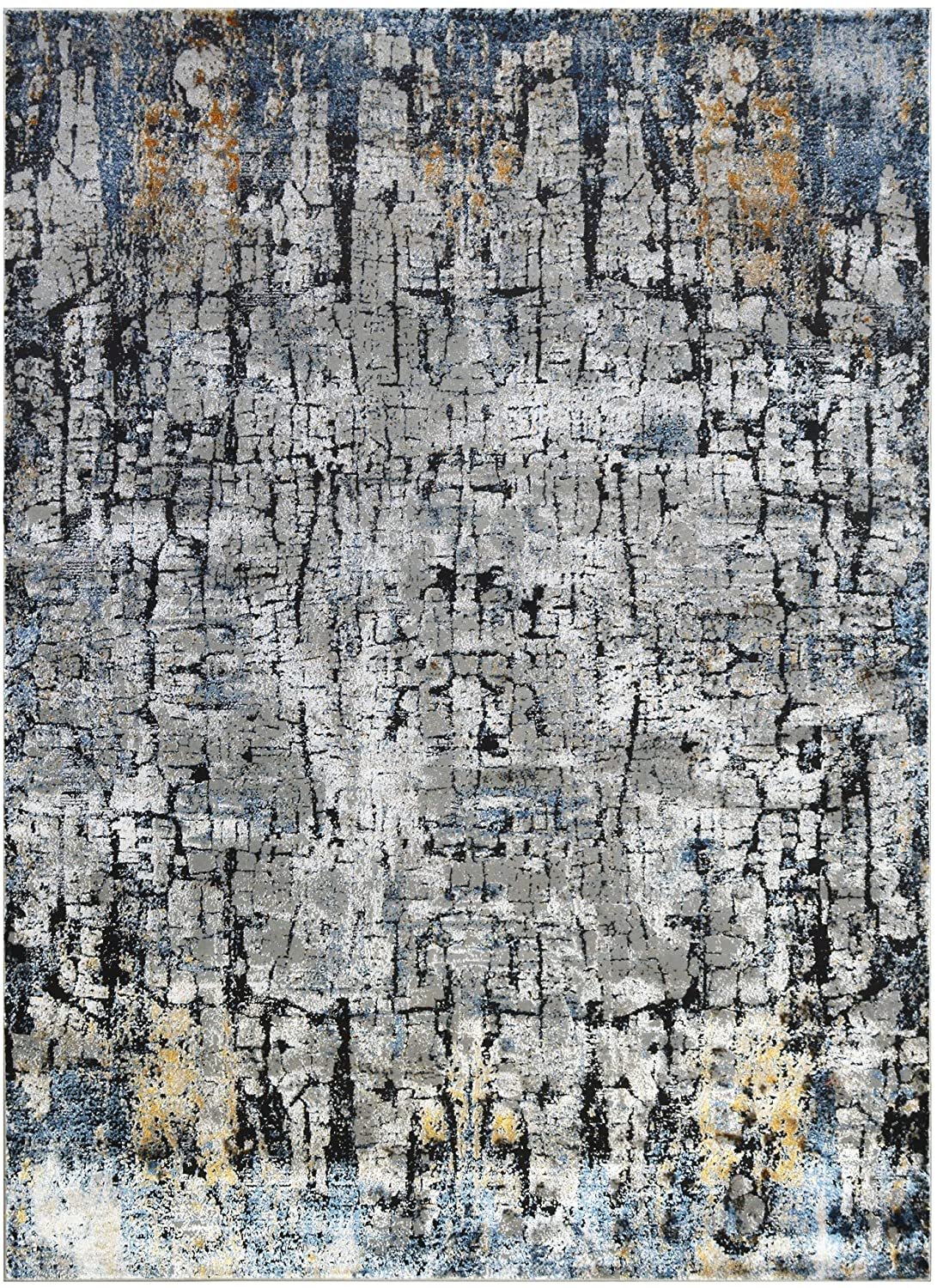 Abstract Pattern Viscos Rug #73