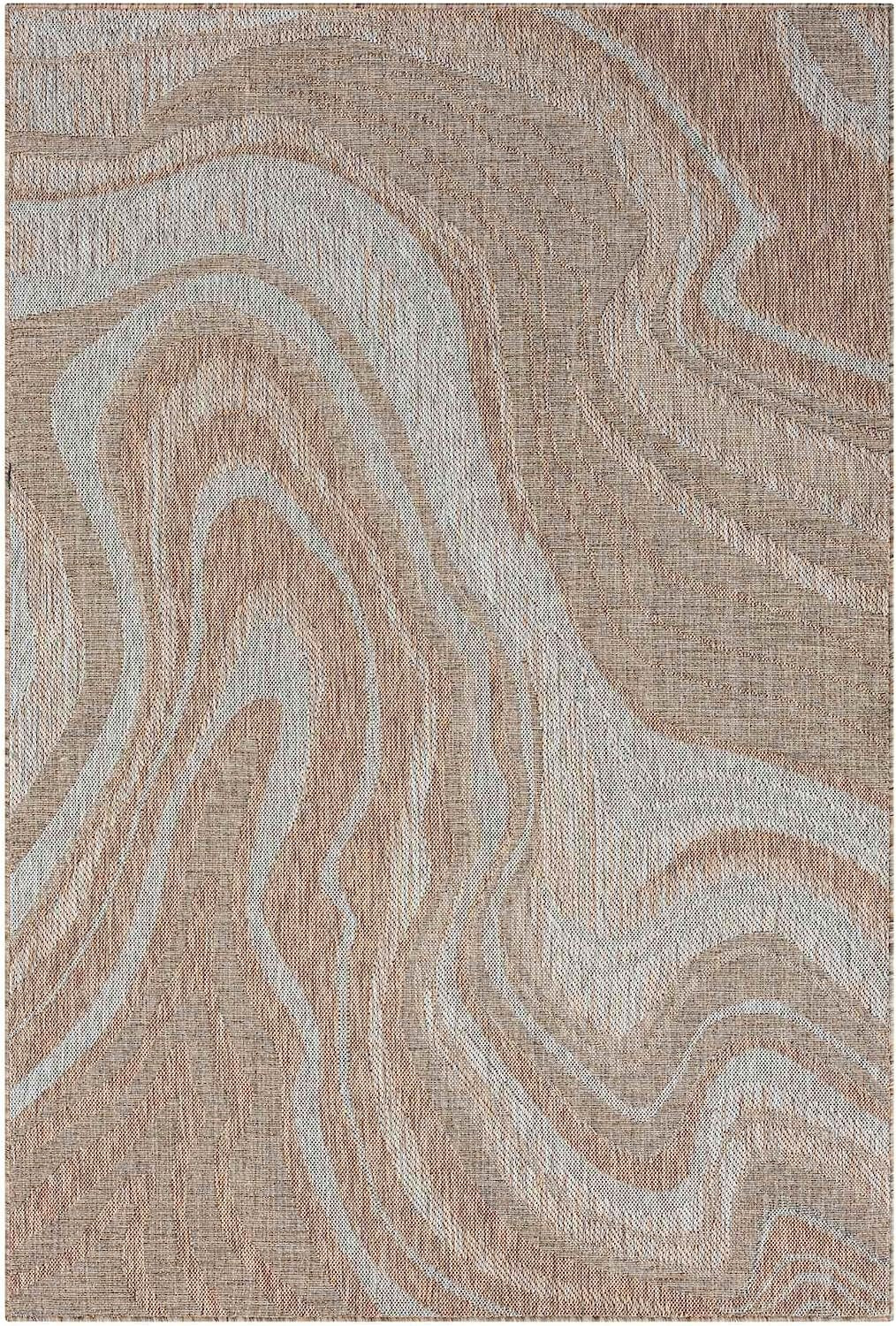 Ocean Pattern Outdoor Rug – Waterproof, Fade-Resistant – 5x7 & 8x10 Sizes