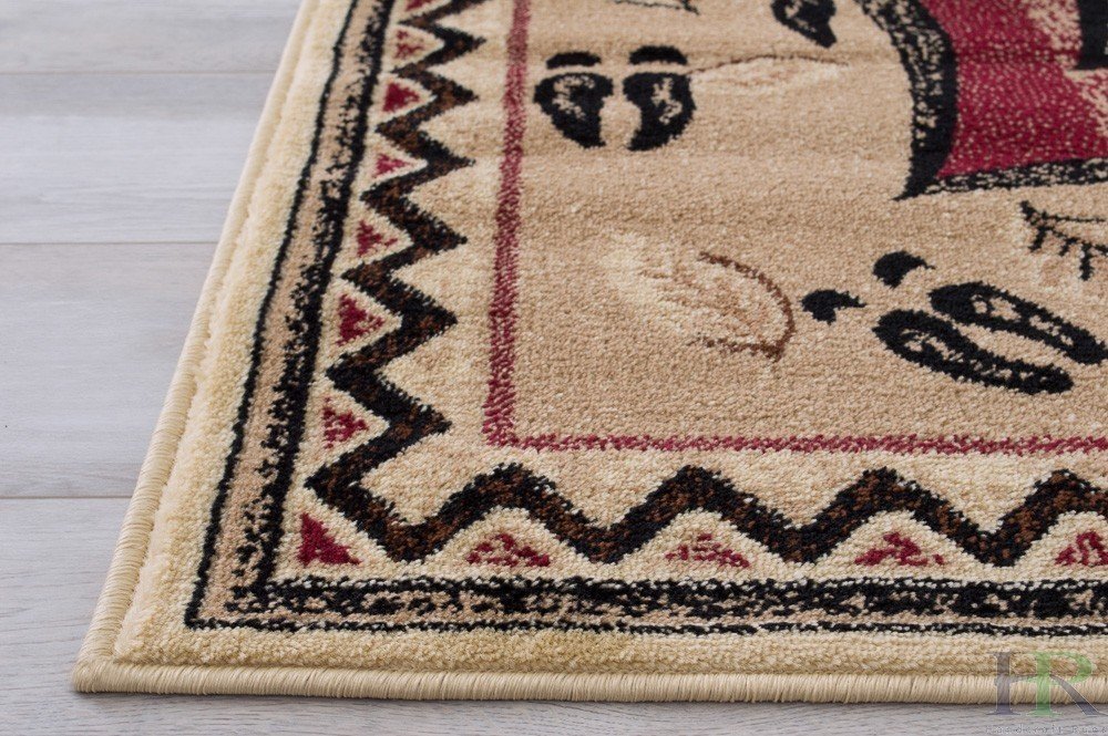 HR Moose Cabin and area Lodge rug