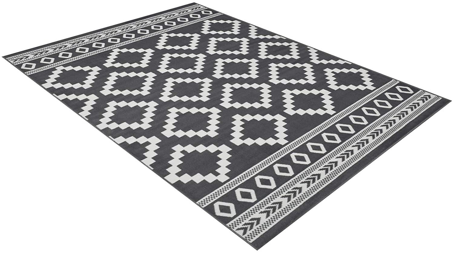 Southwestern Rug for Living Room Antiqued Trellis Gray and White Area Rug Boho D????cor Rugs for Bedroom