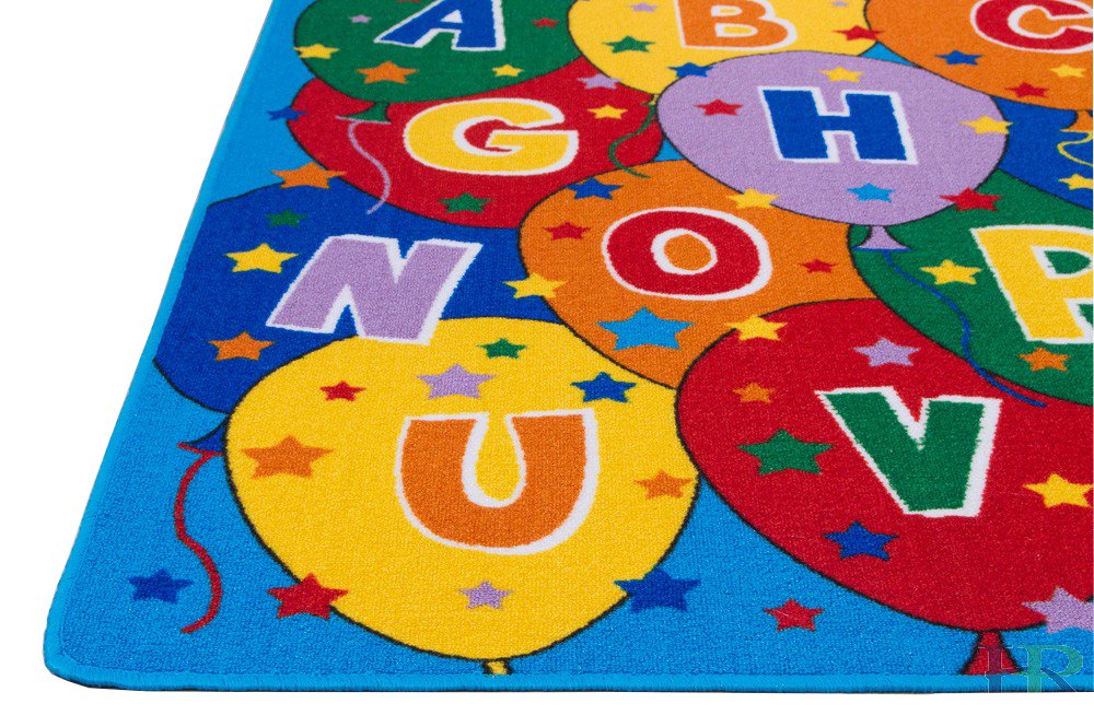 Teaching ABC Balloons Party accent Kids Educational play mat Non-Slip
