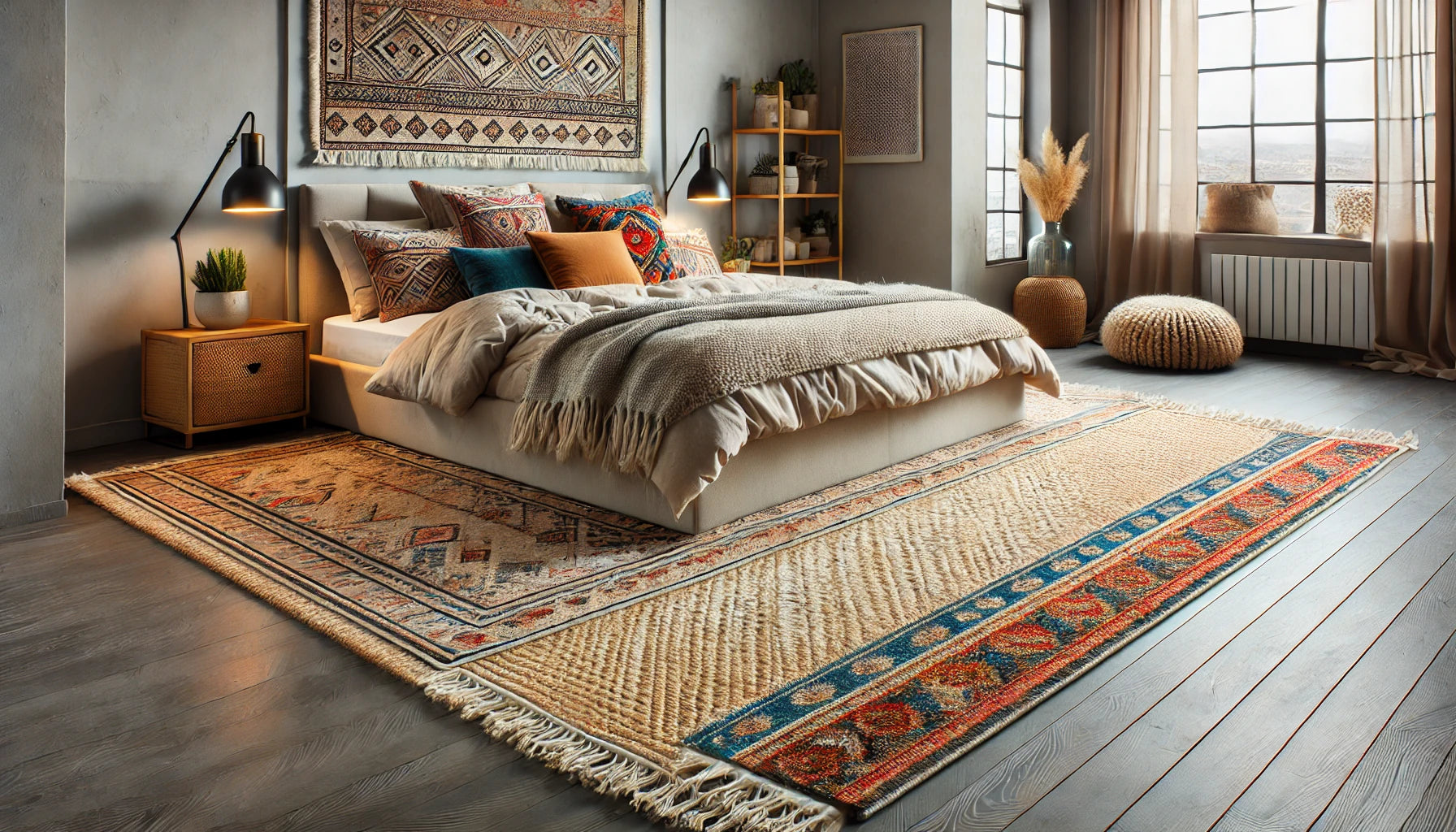 How to Layer Rugs in Your Bedroom for a Chic Look