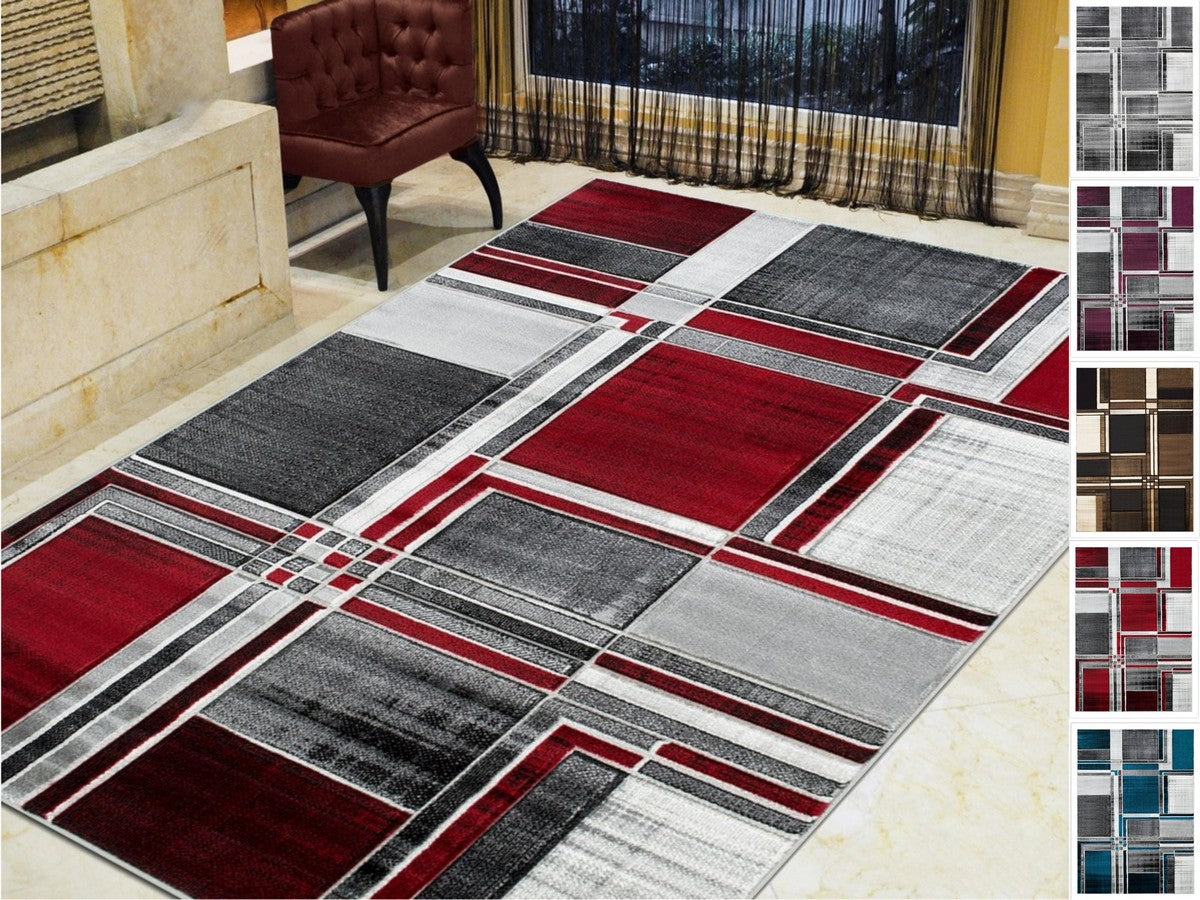  Cubism Pattern Area Rugs