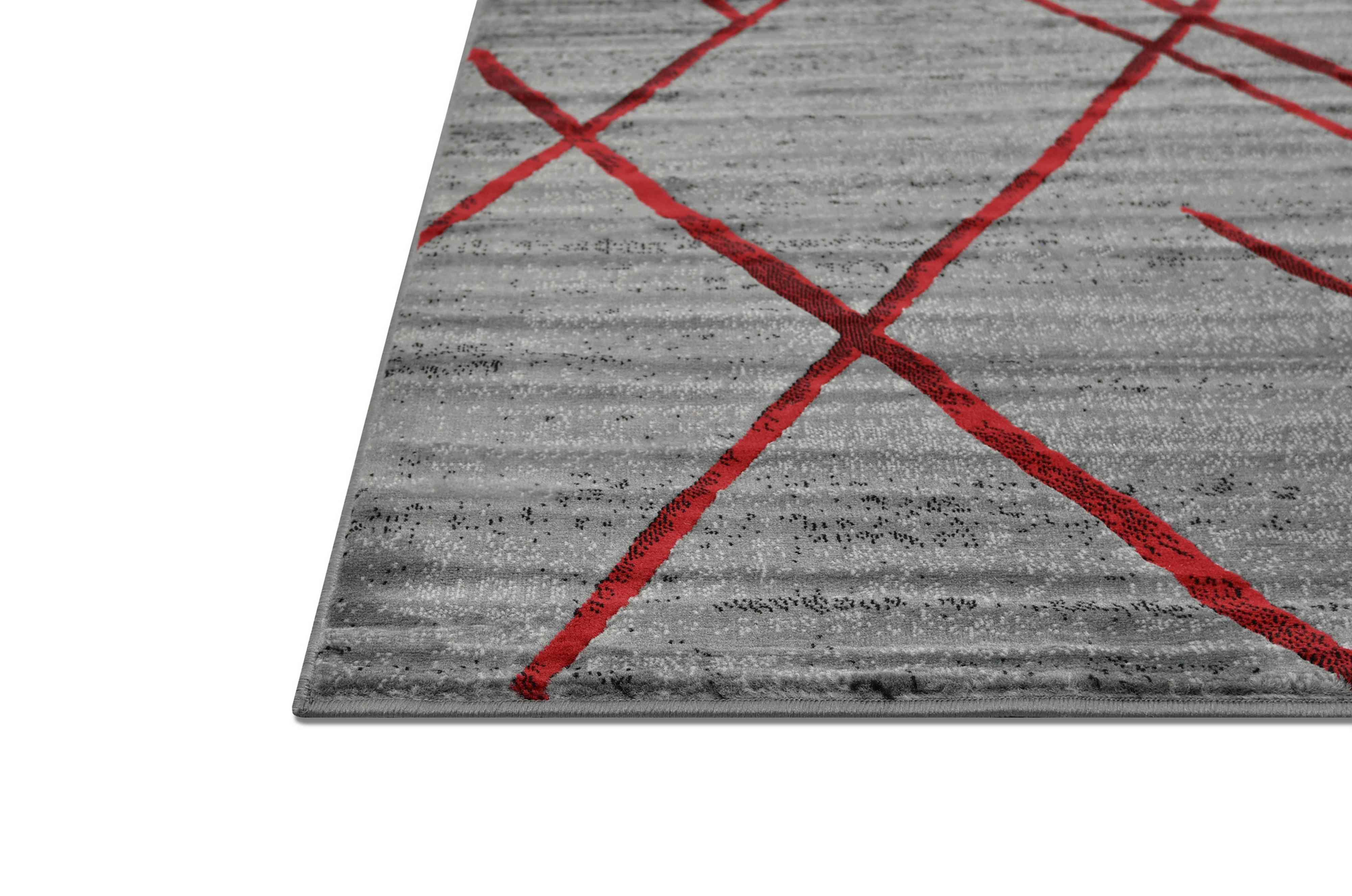 Diamond Pattern Contemporary Abstract Area Rug