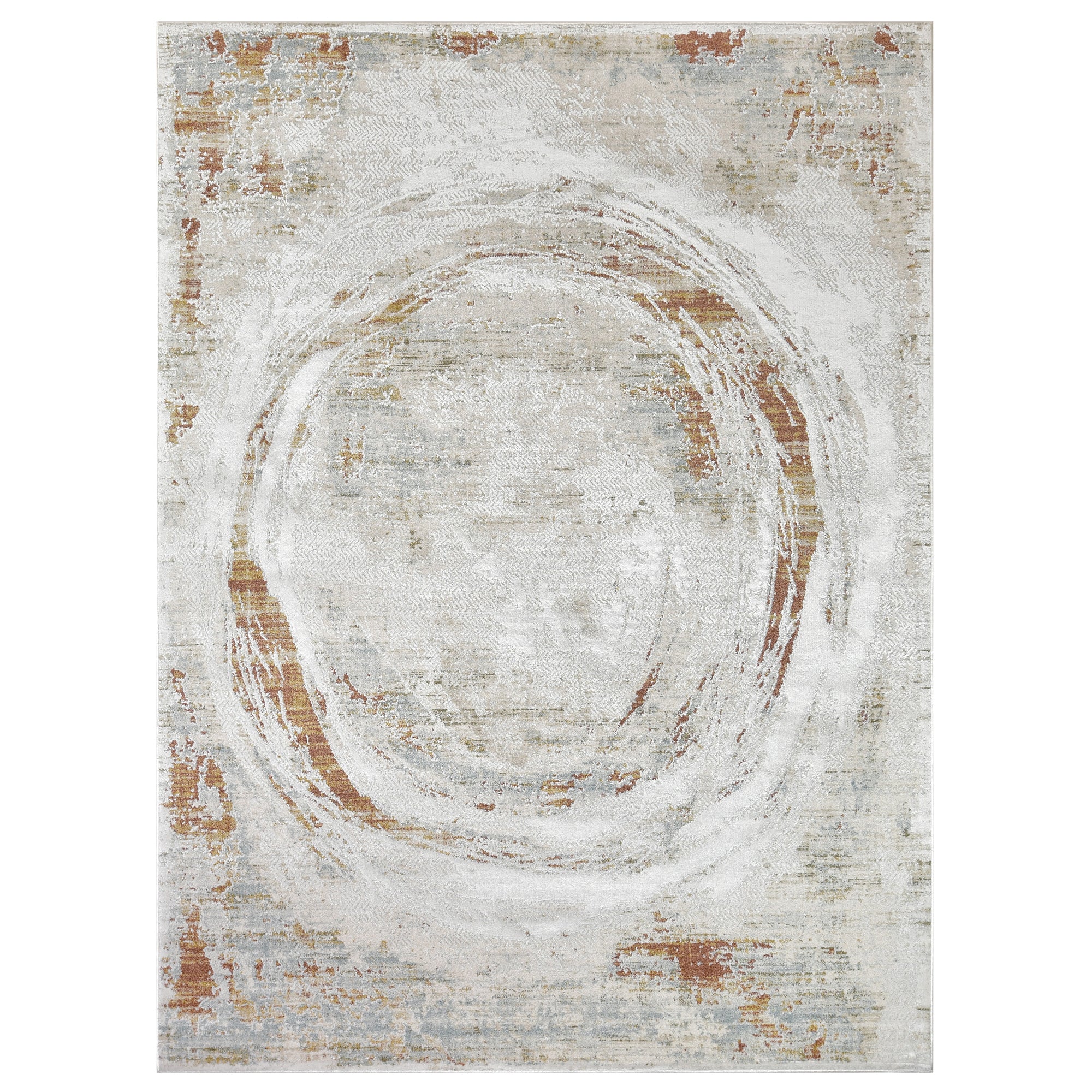 HR High Quality Modern Abstract Scribbled Shape Rug #8981