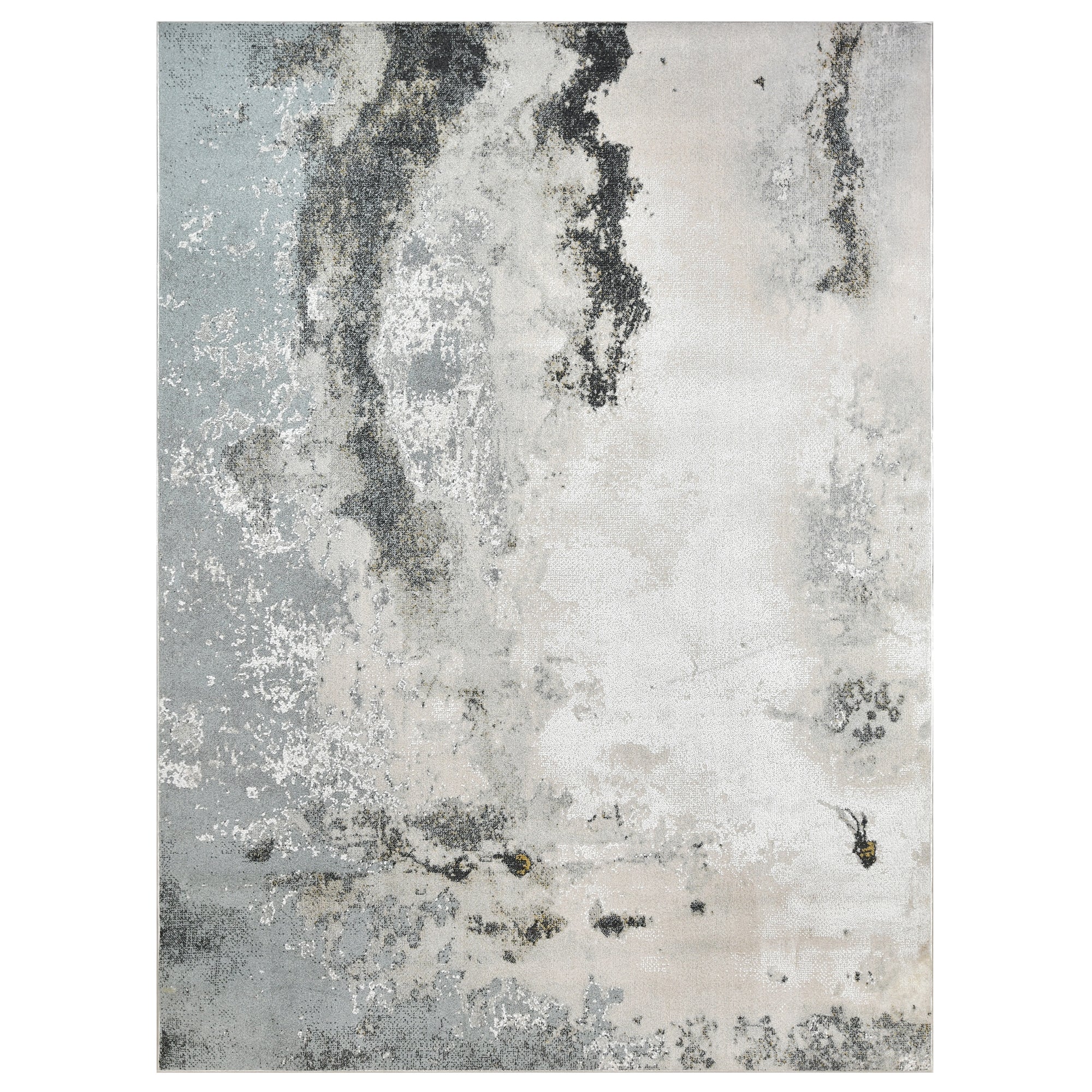 HR High Quality Modern Abstract Weathered Wall Rug #8987S