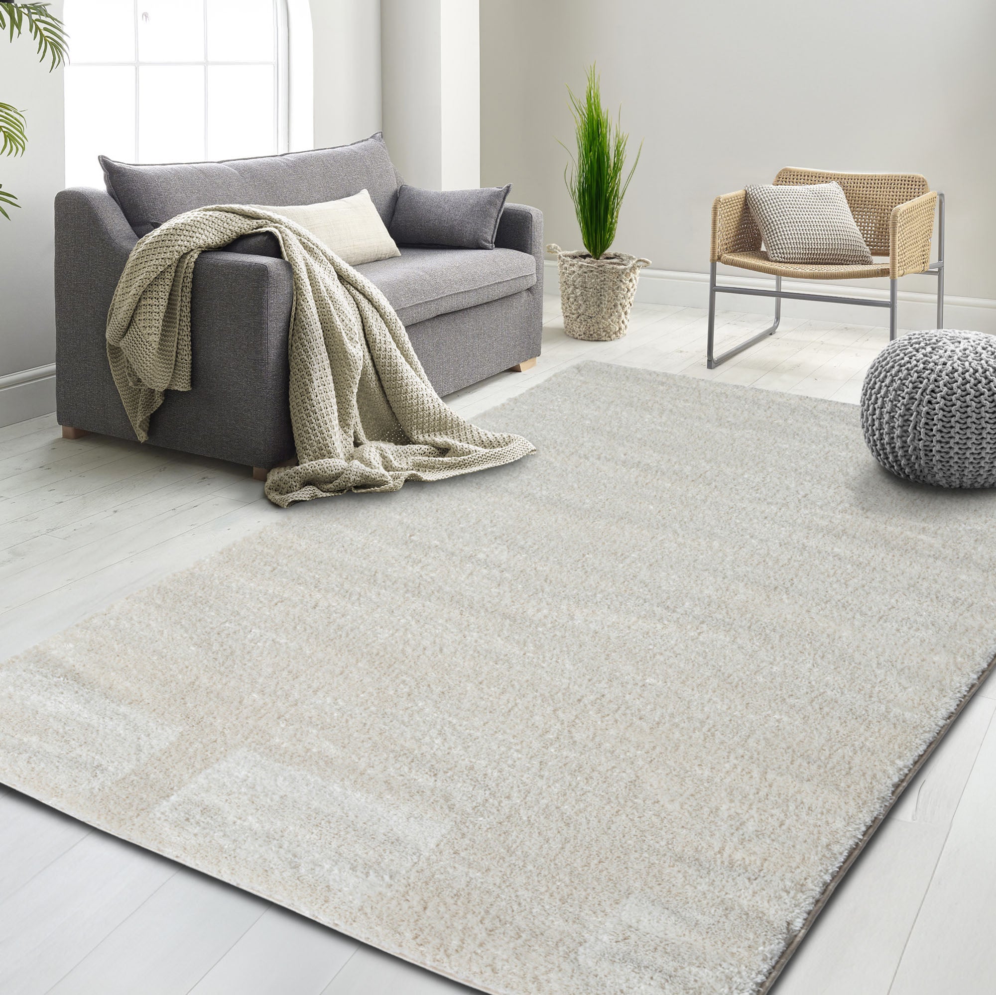 HR Plush Solid Color Shag Rug Thick Pile, High-End, Soft & Cozy Floor Carpet for Bedroom & Living Room #26227