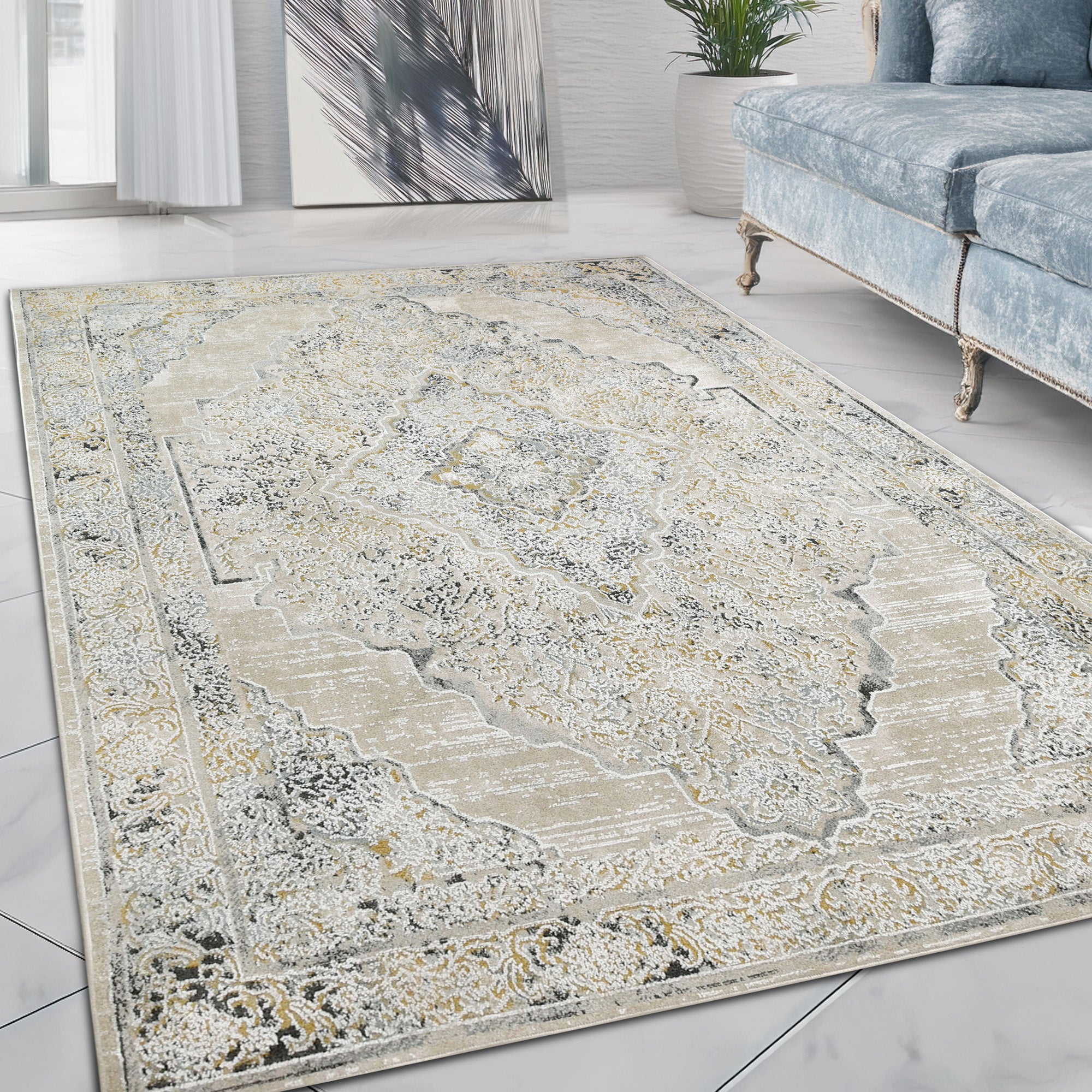 HR High Quality Traditional Oriental Tabriz Rug