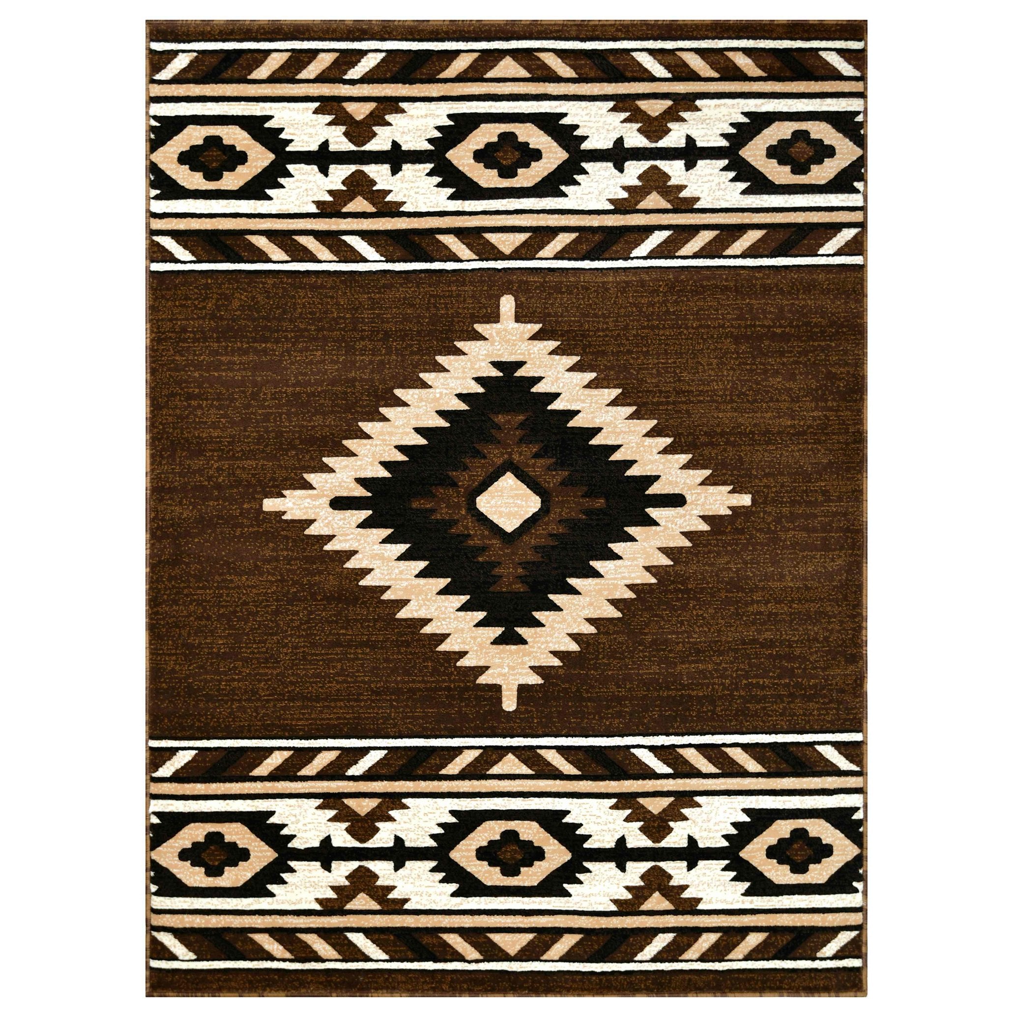 HR Southwestern Rugs Tribal Medallion #41