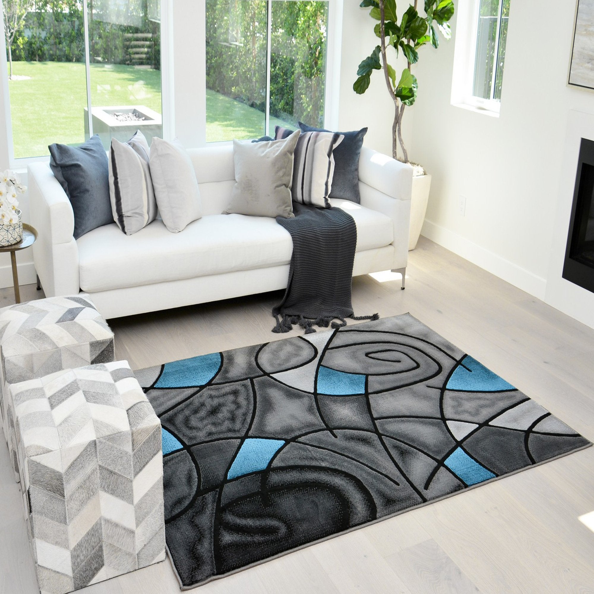 Swirls Patter Rug LUX-900