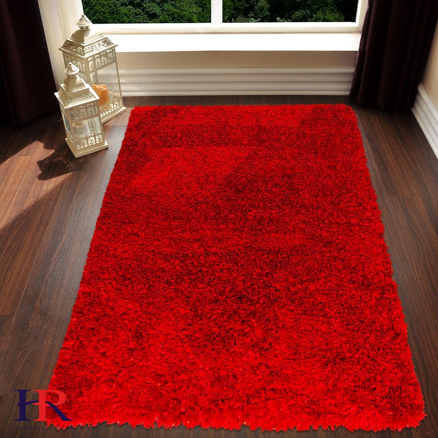 HR Luxury Shaggy Area Rug - Hand Tufted in India